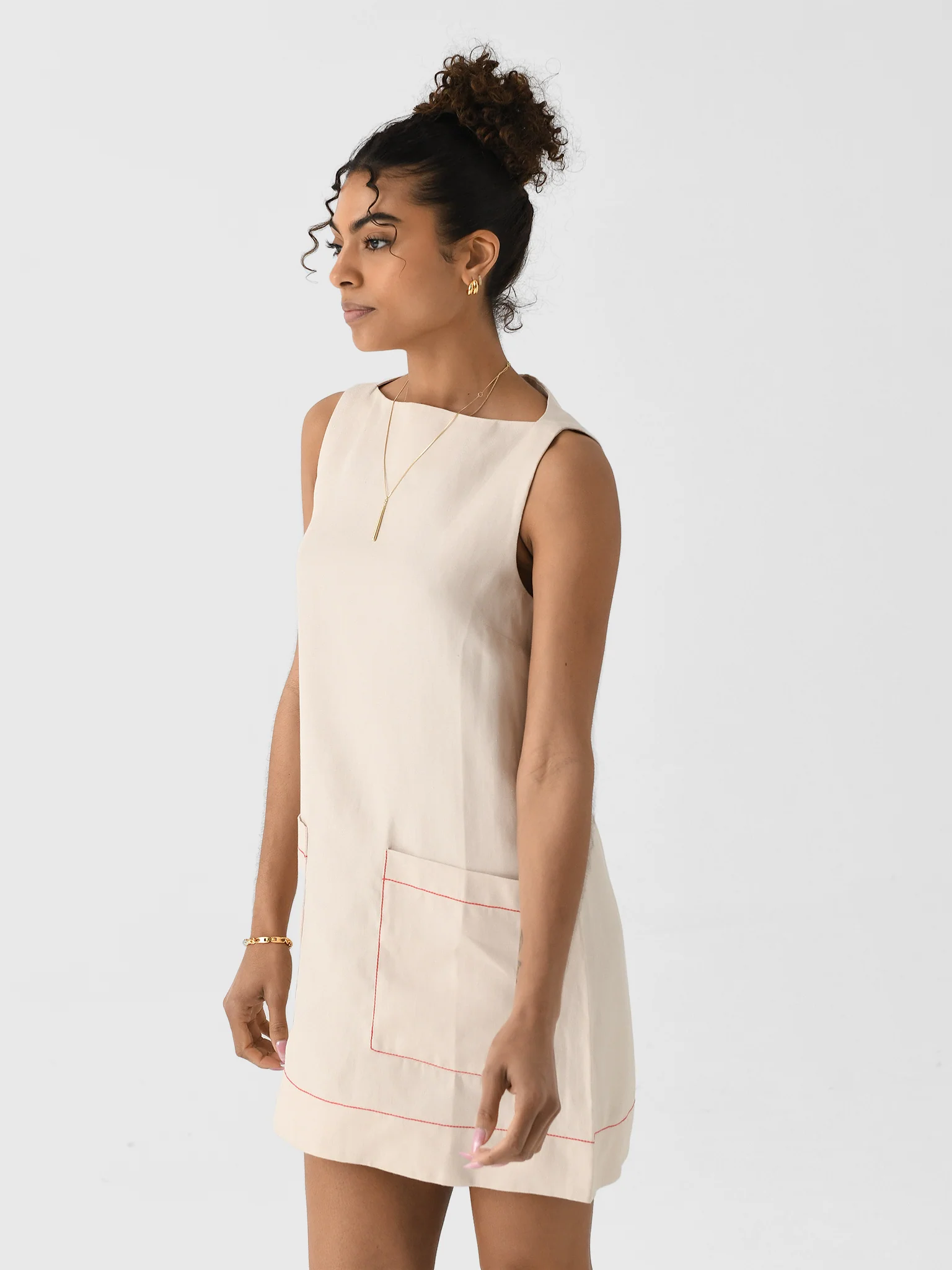 Bondi Born Women's Delphi Boat Neck Mini Dress - Image 3