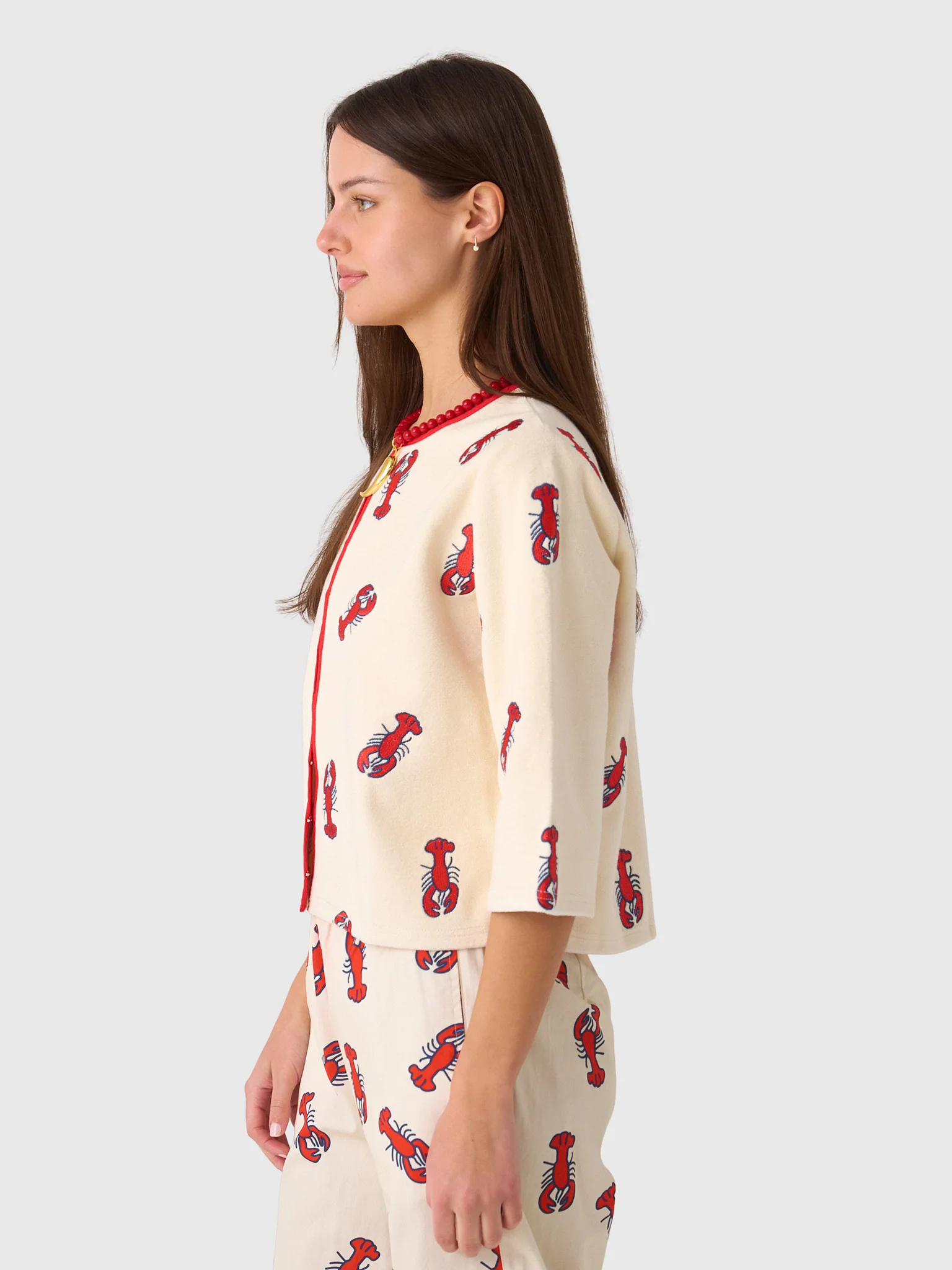 Cadets Women's Cropped Terry Jacket - Image 3