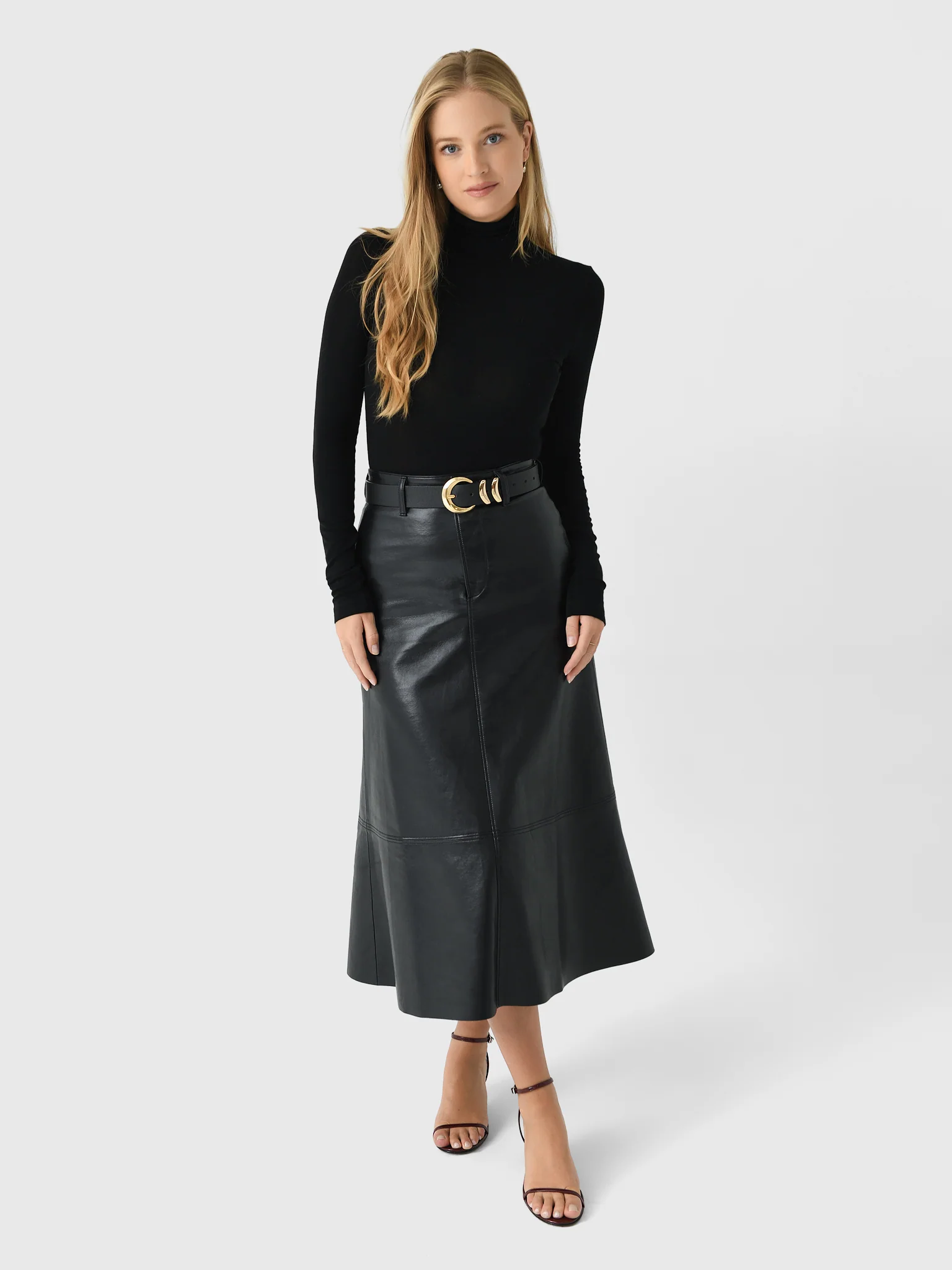 Citizens Of Humanity Women's Cassia Leather Skirt - Image 2
