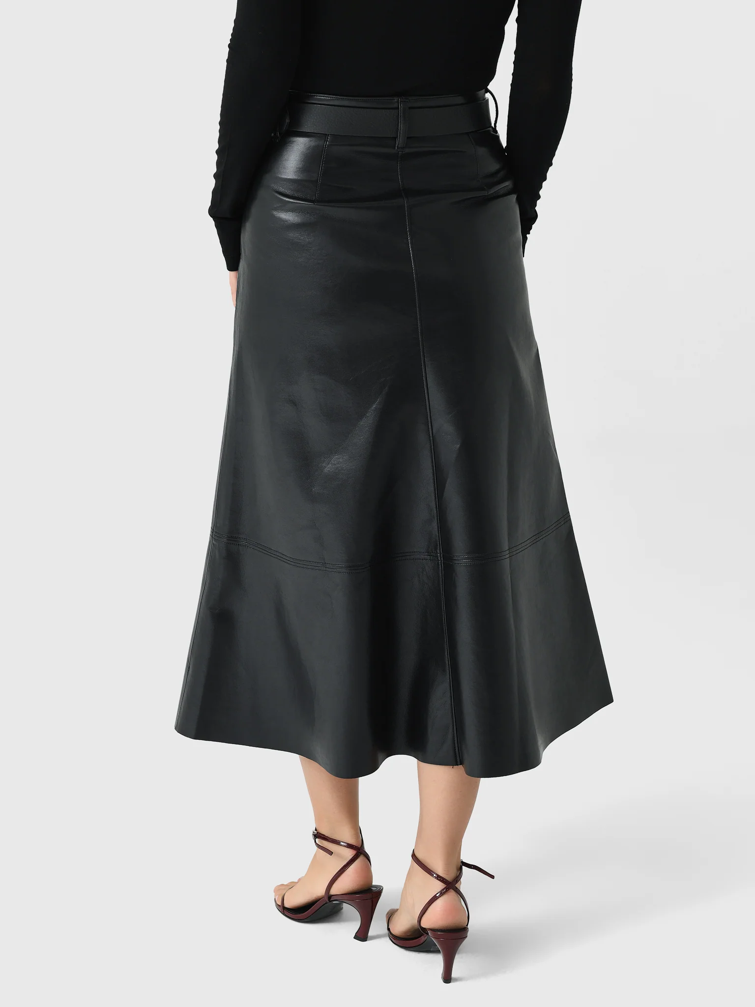 Citizens Of Humanity Women's Cassia Leather Skirt - Image 4