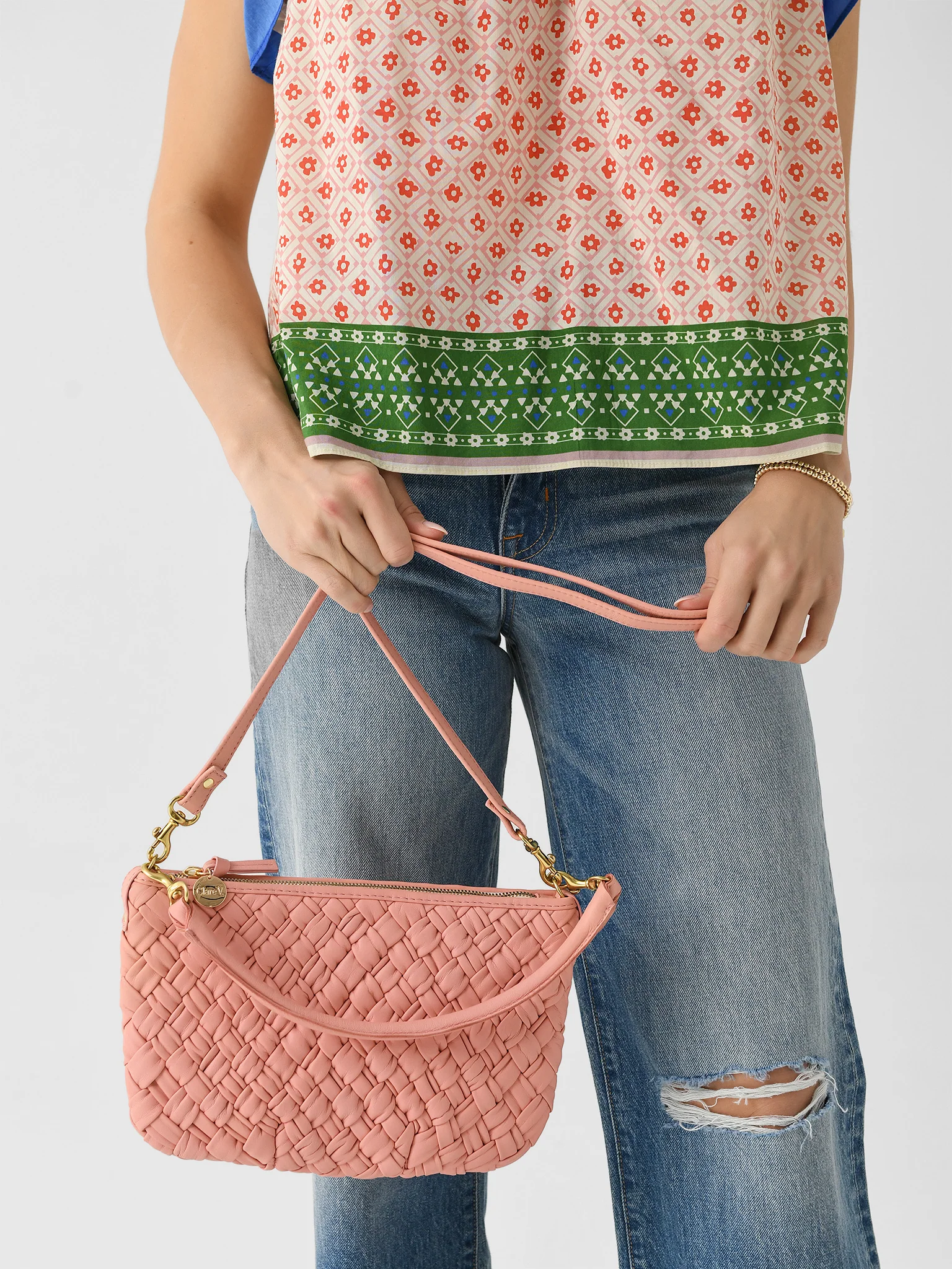 Clare V. Petit Moyen Messenger Bag - Image 2