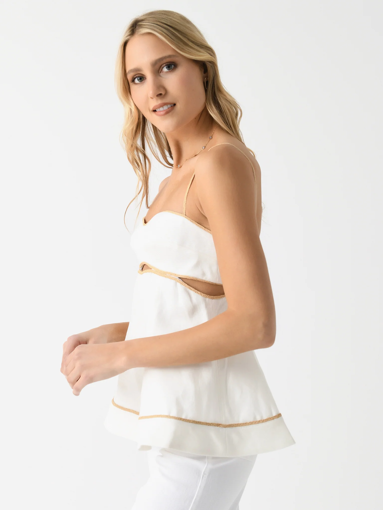 CLEA Women's Orla Piping Trim Top - Image 3