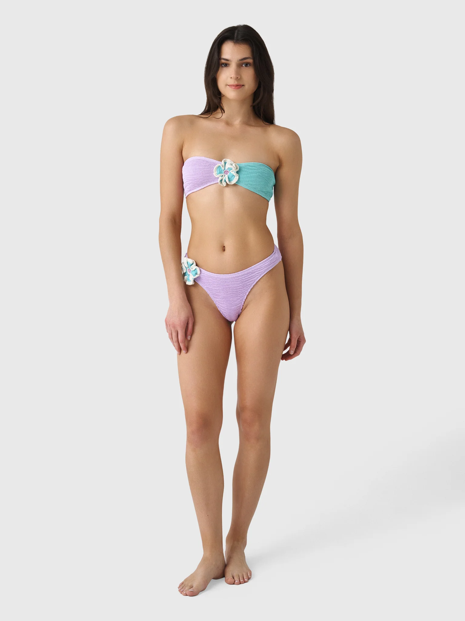 Cleonie Women's Orchid Brief Bikini Bottom - Image 2