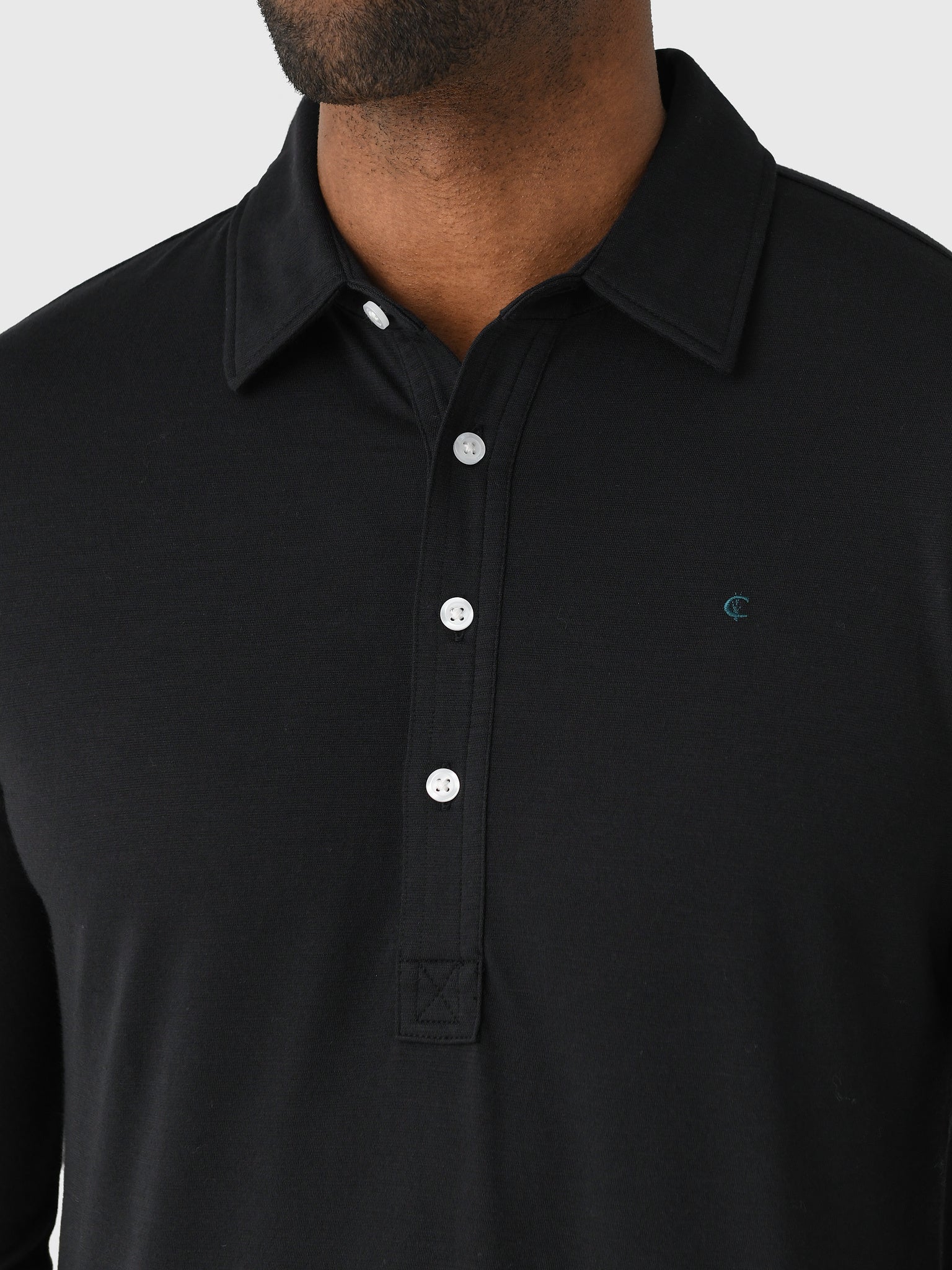 Criquet Men's Brrr° Long Sleeve Range Polo - Image 5