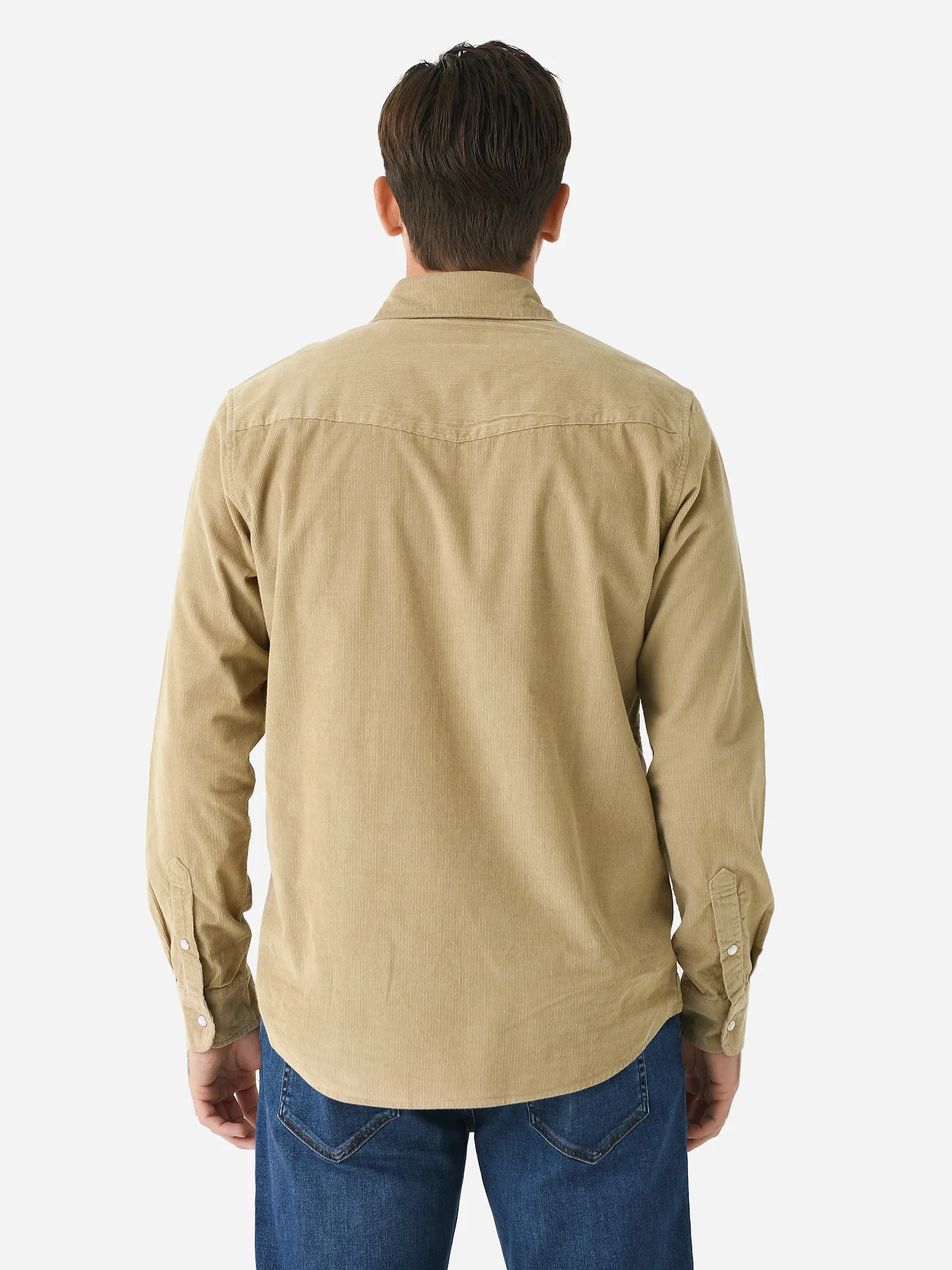 Criquet Men's Corduroy Pearl Snap Shirt - Image 8