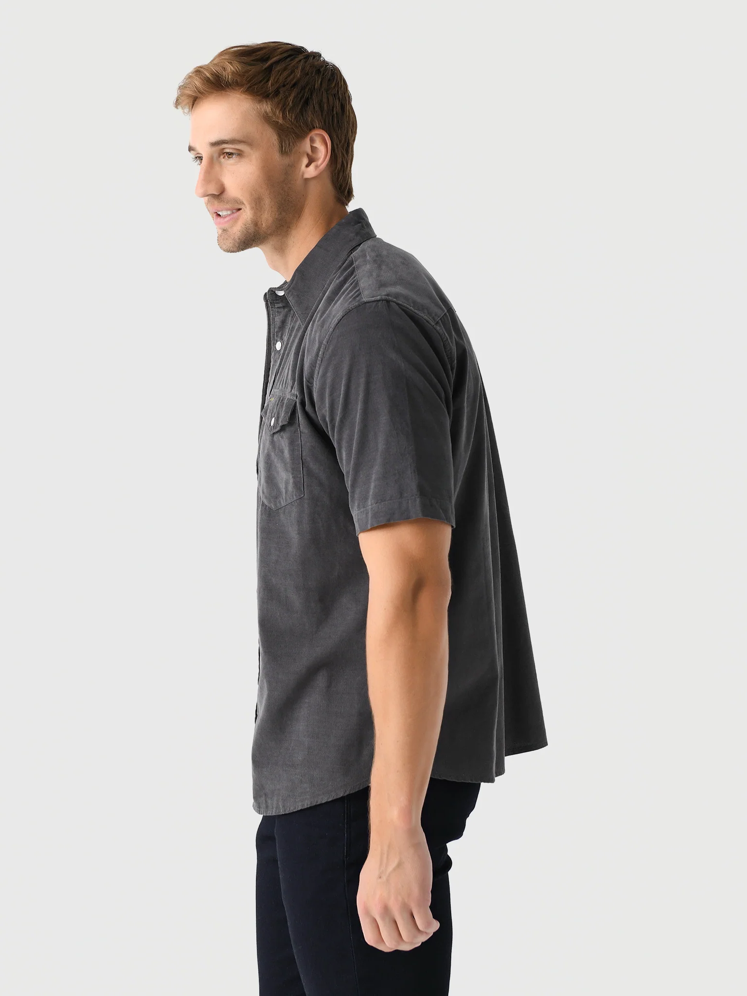 Criquet Men's Corduroy Pearl Snap Shirt - Image 7