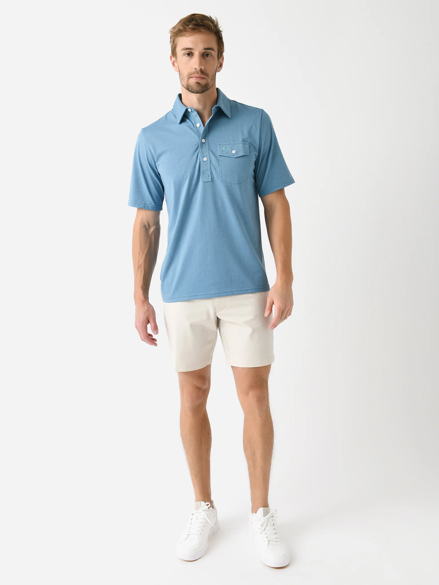 Criquet Men's Performance Players Polo - Image 2
