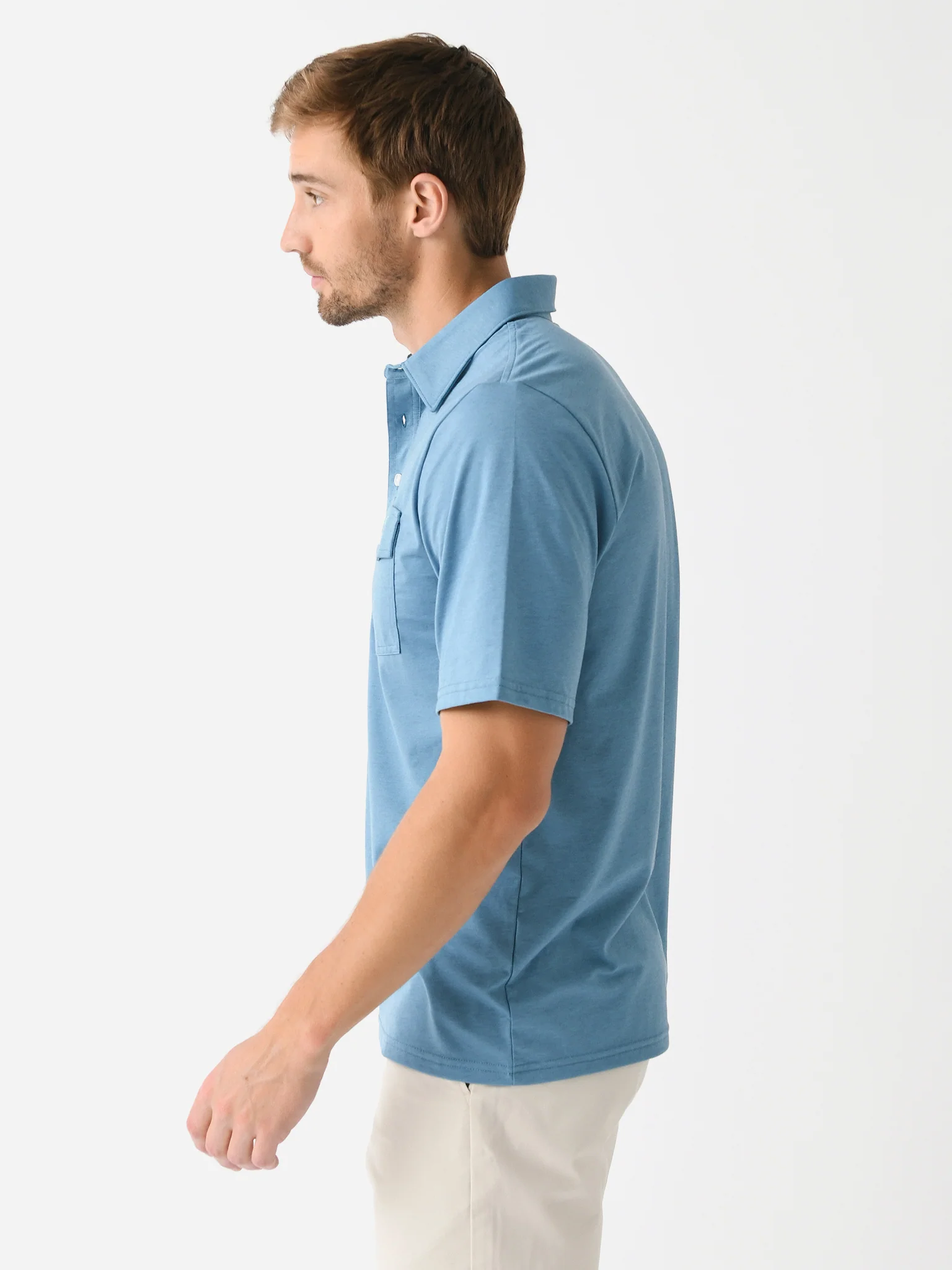 Criquet Men's Performance Players Polo - Image 3
