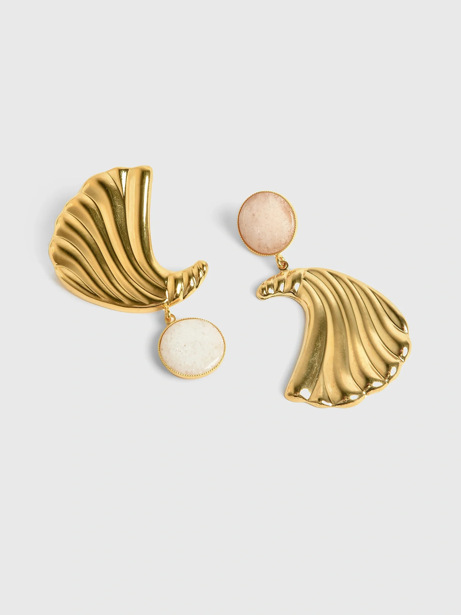 Destree Sonia Croissant Stone Drop Earrings - Image 3
