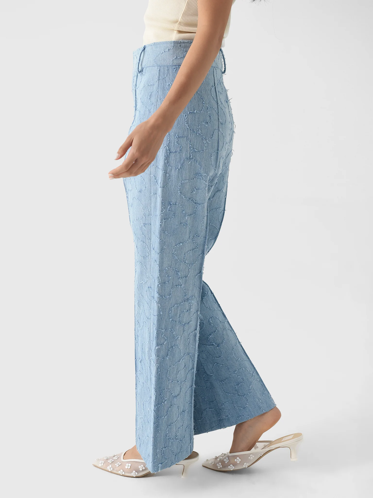 Destree Women's Yoshitomo Line Denim Pant - Image 3