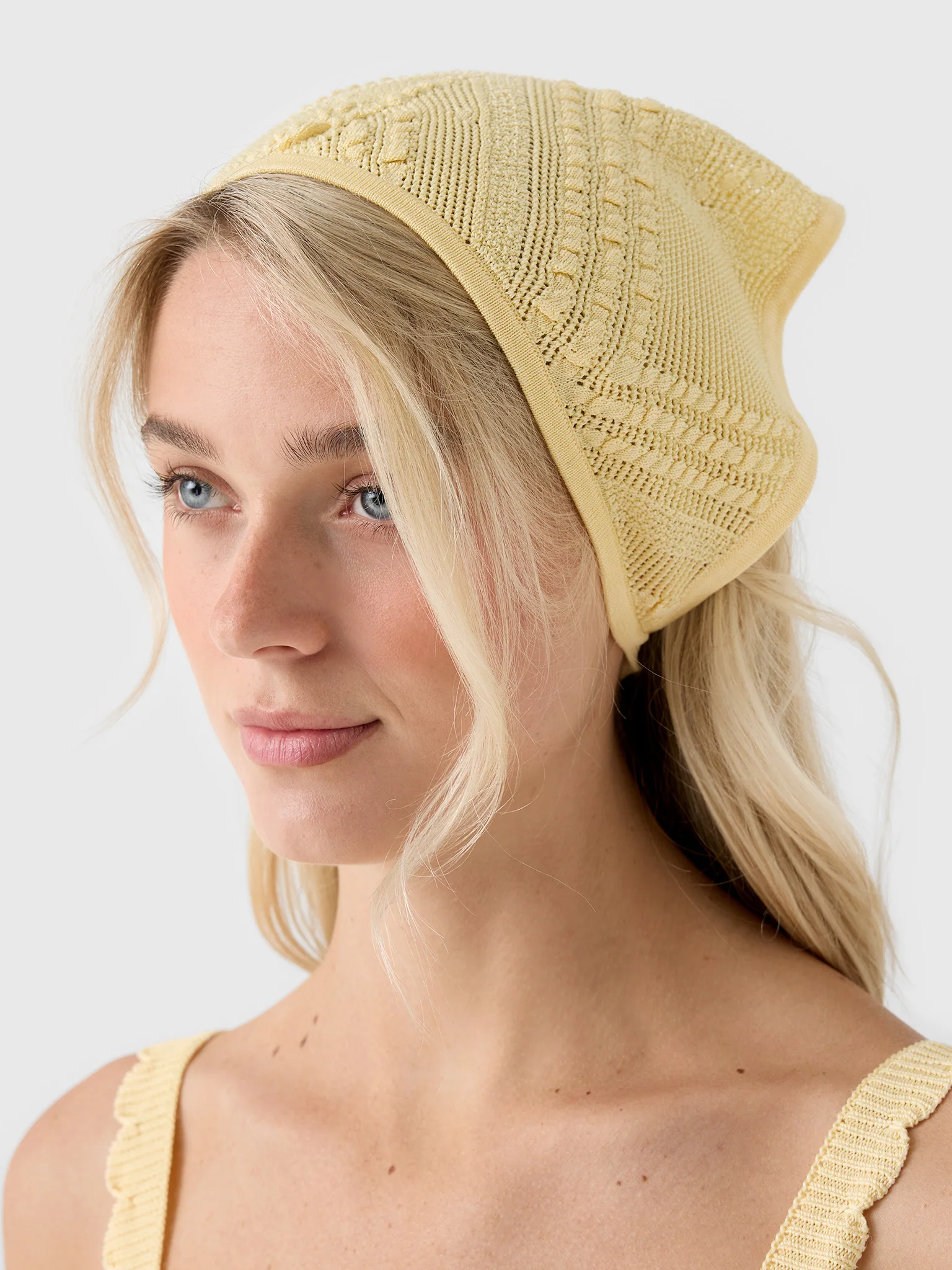 Devon Windsor Women's Crochet Bandana Headscarf - Image 3