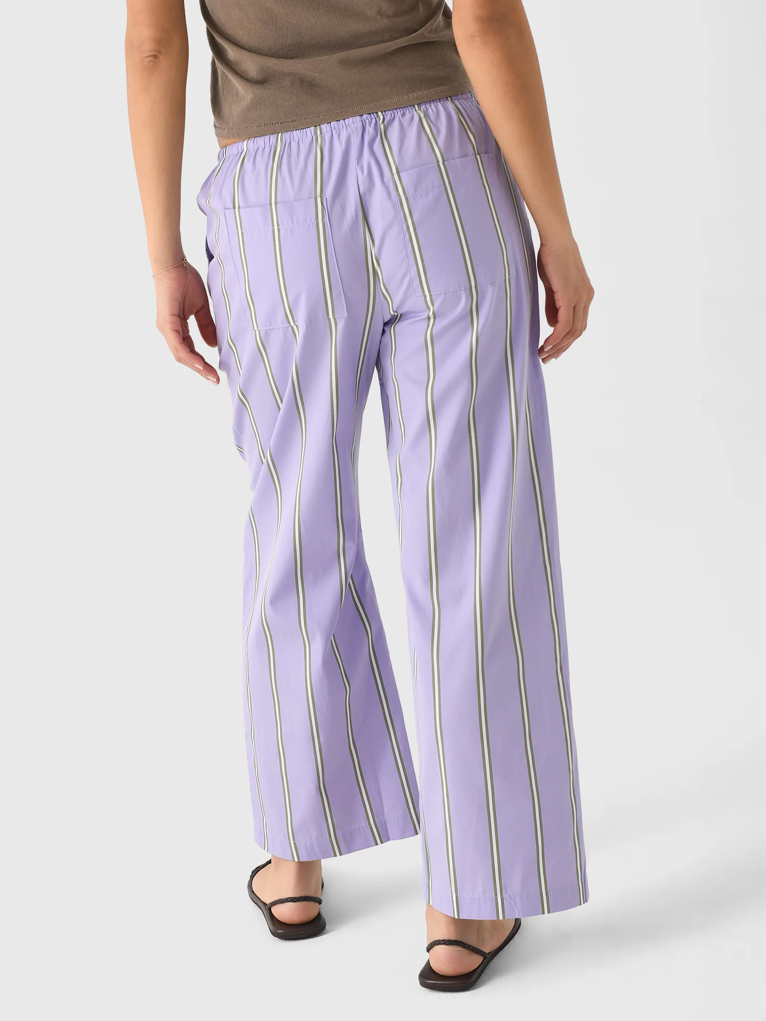DONNI. Women's The Stripe Pop Drawstring Pant - Image 4