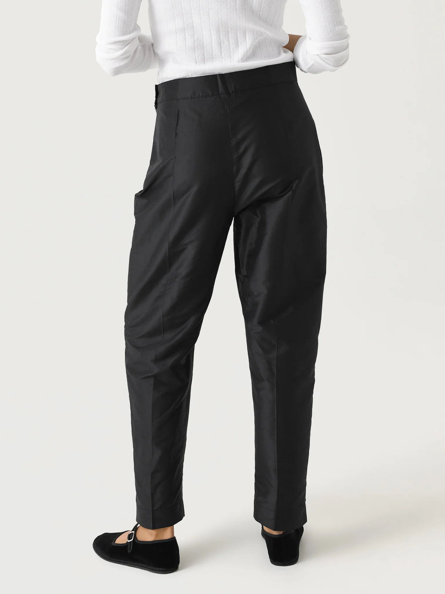 DONNI. Women's The Taffeta Cigarette Pant - Image 4
