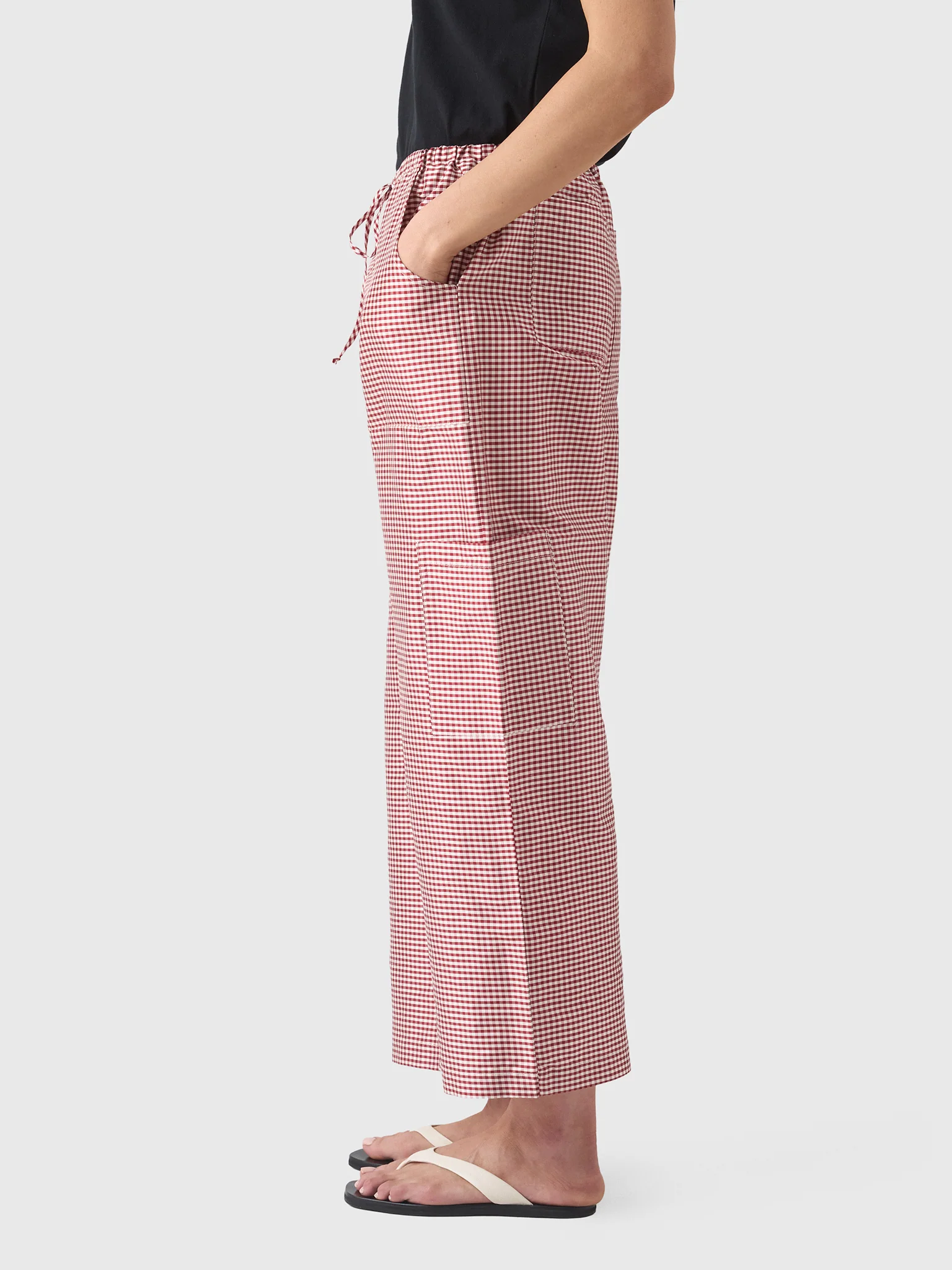 DONNI. Women's The Taffeta Drawstring Cargo Pant - Image 3