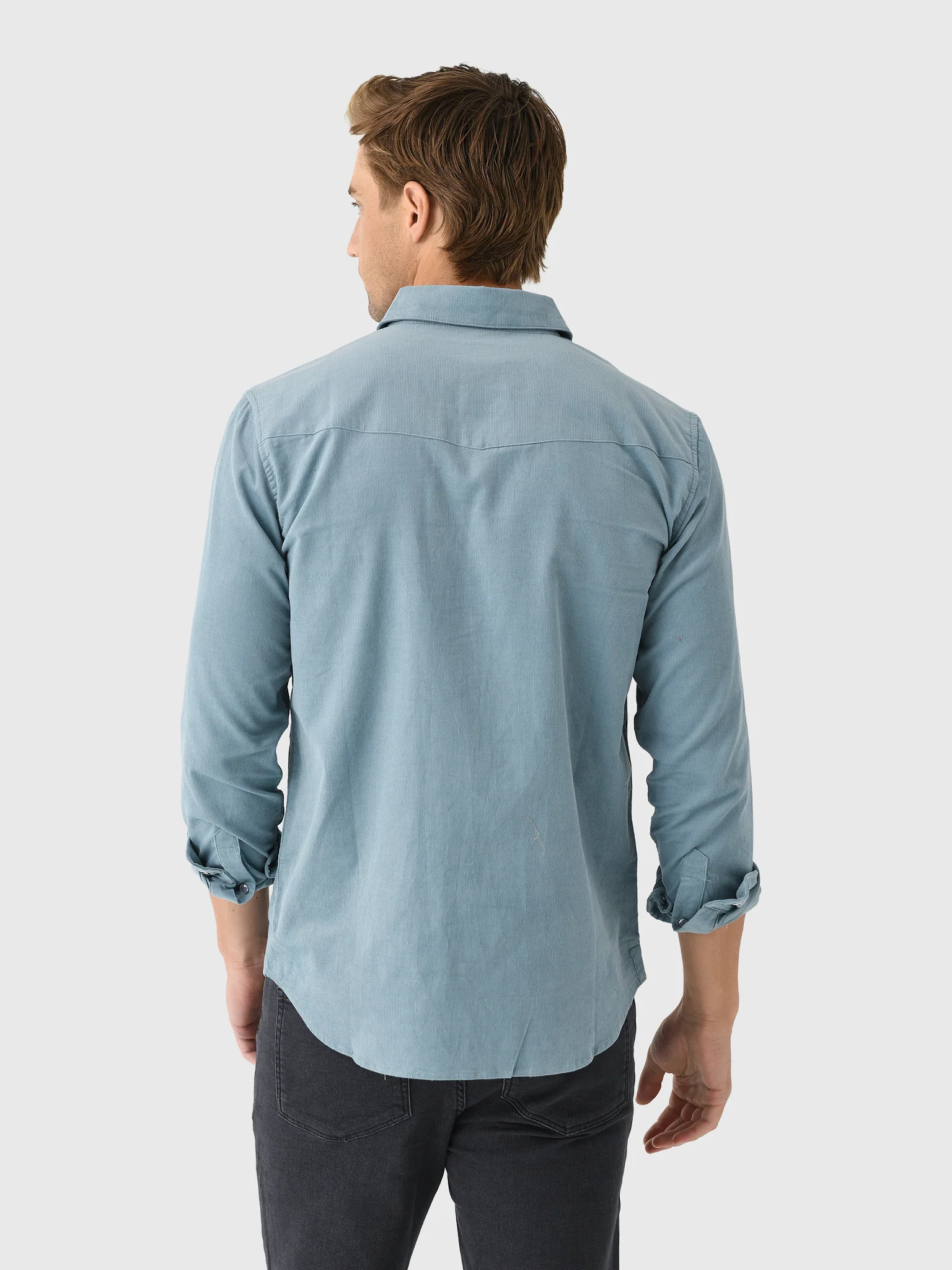 East Cape Men's Corduroy Long Sleeve Shirt - Image 4
