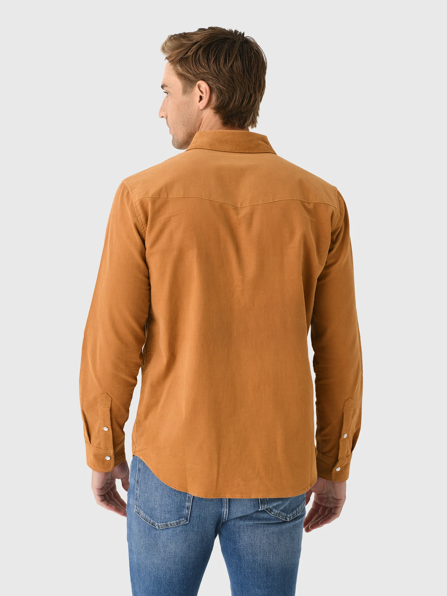 East Cape Men's Corduroy Long Sleeve Shirt - Image 4