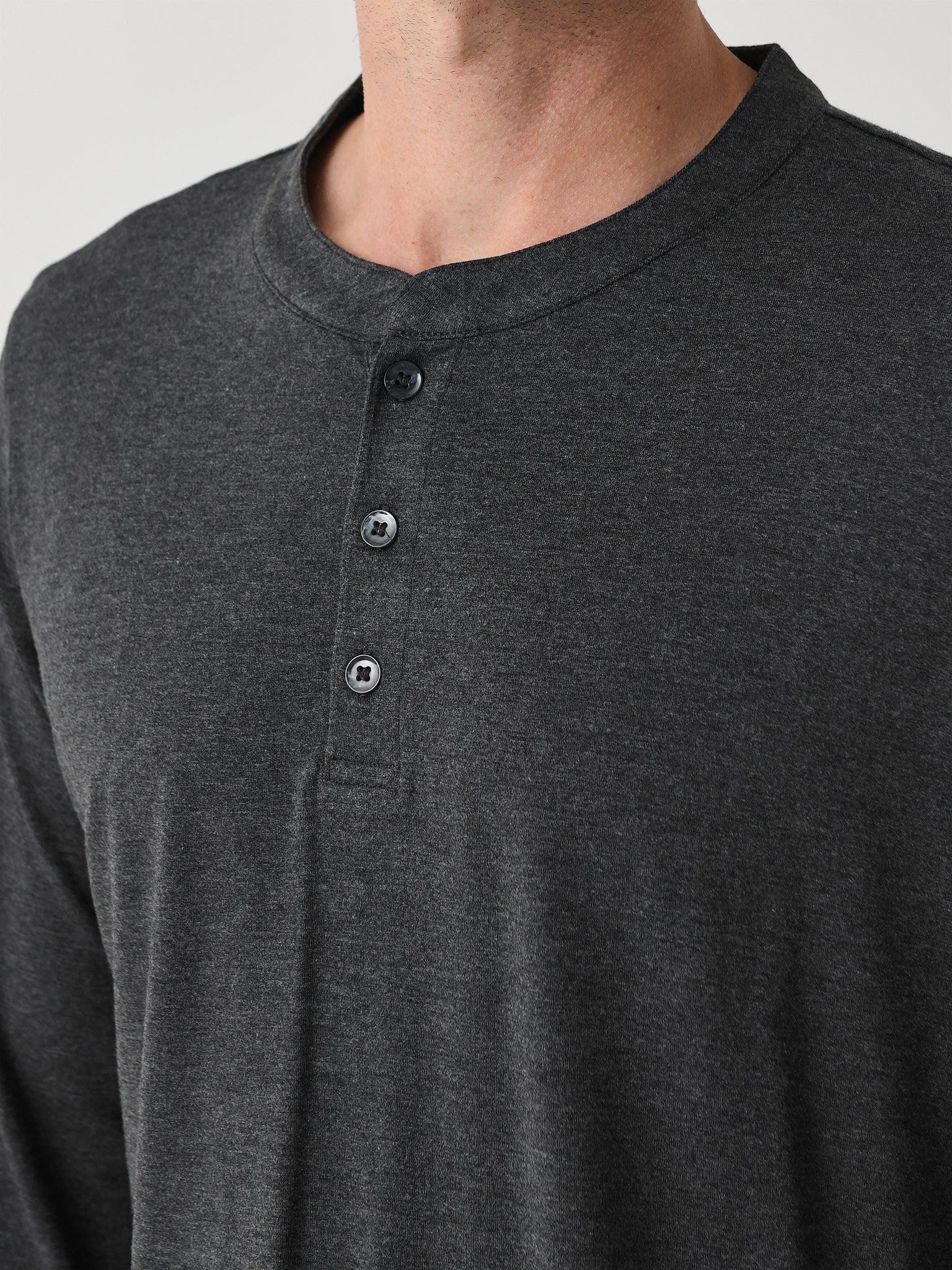 Eberjey Men's Henry Long Sleeve Pajama Set - Image 6