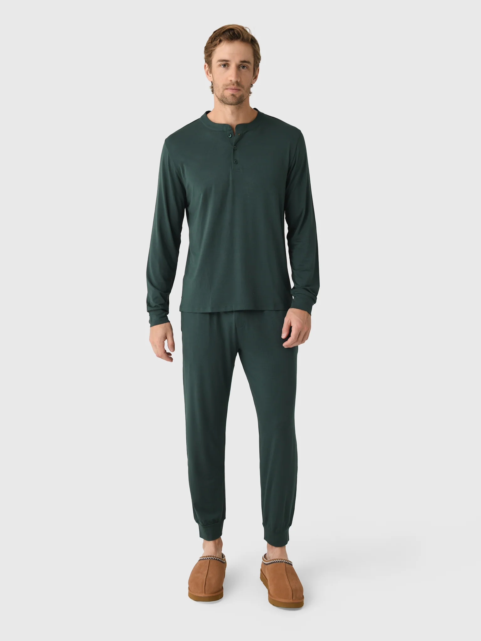 Eberjey Men's Henry Long Sleeve Pajama Set - Image 8