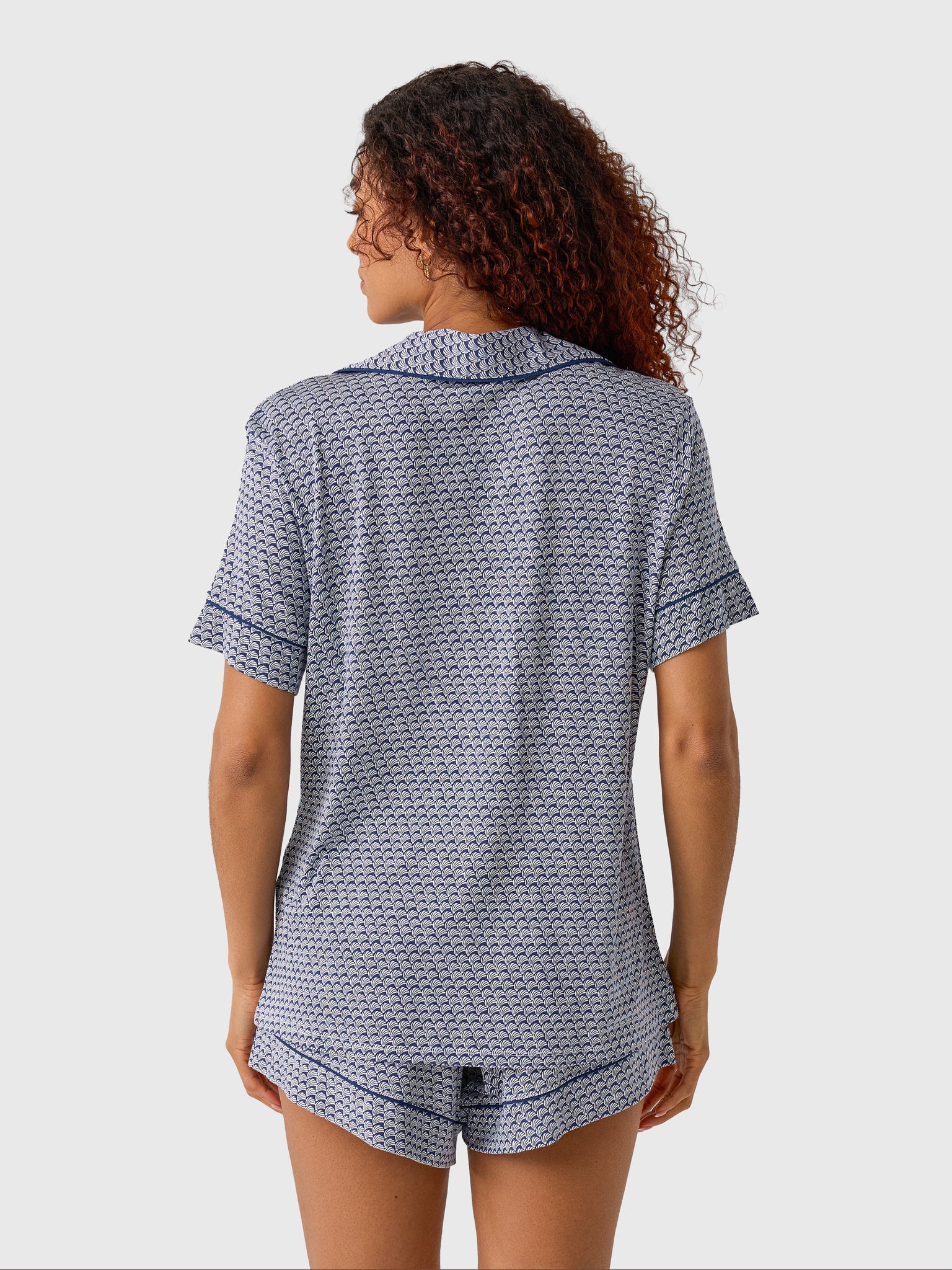 Eberjey Women's Gisele Printed Relaxed Shortie Pajama Set - Image 15