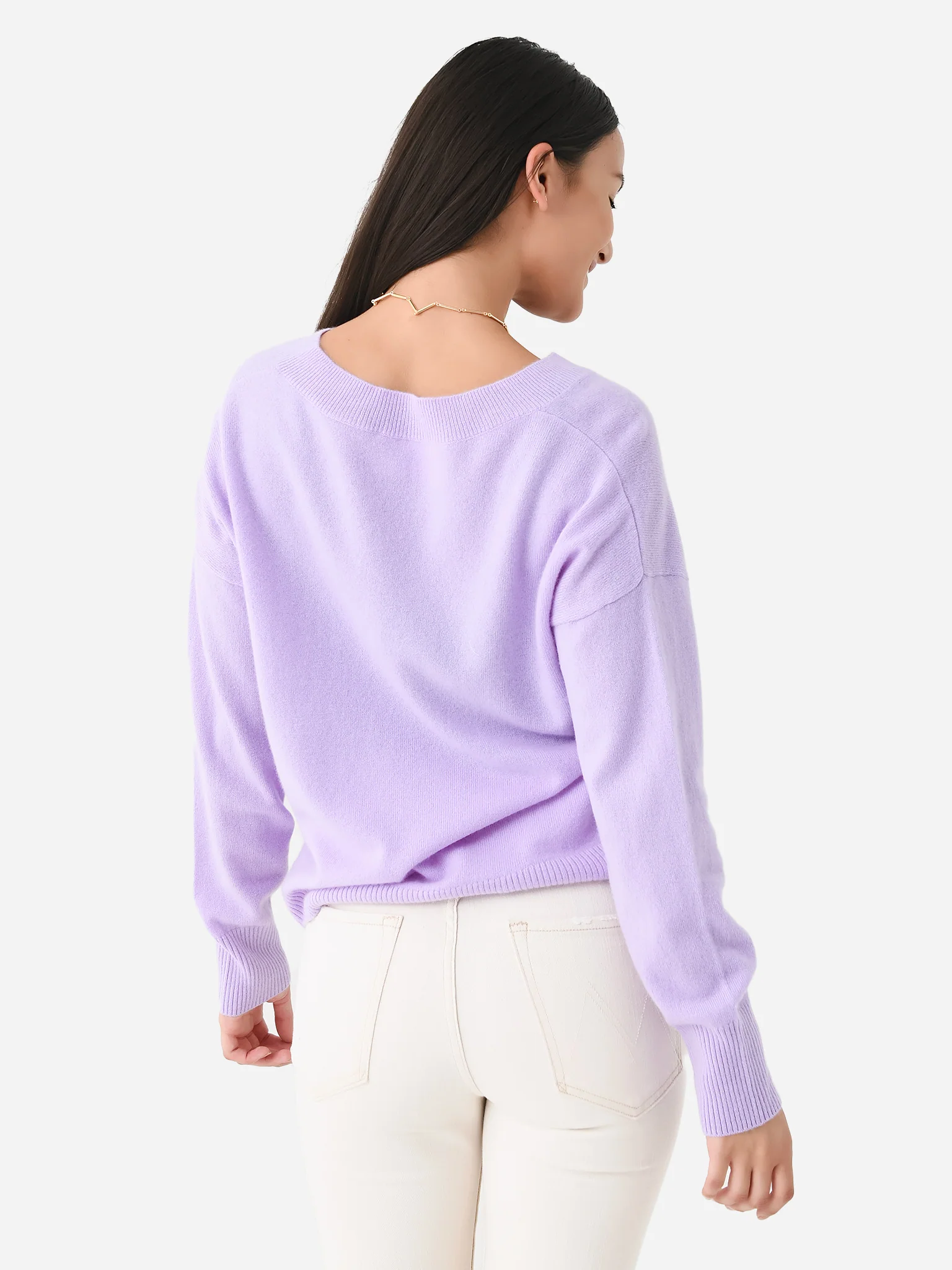 Eche Women's Cashmere V-Neck Sweater - Image 10