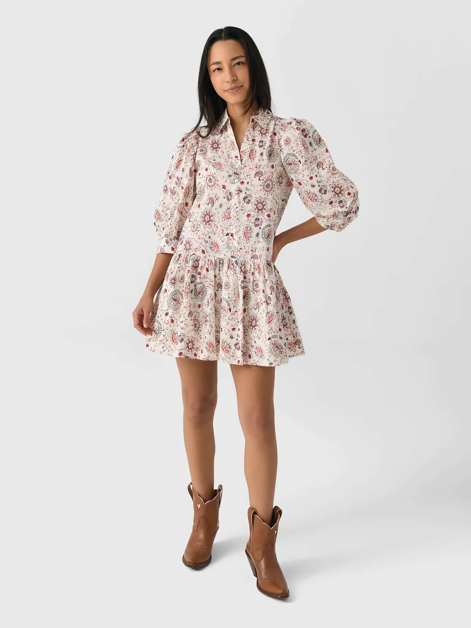 Eche Women's Pattern Mini Dress - Image 2