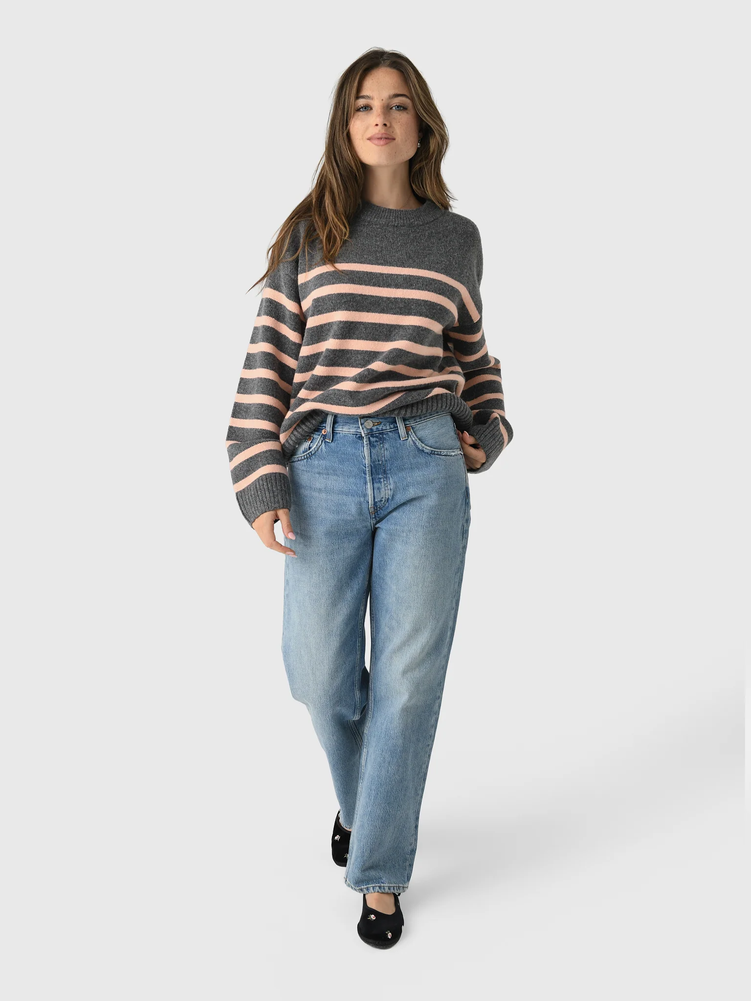 Eche Women's Striped Crewneck Sweater - Image 2
