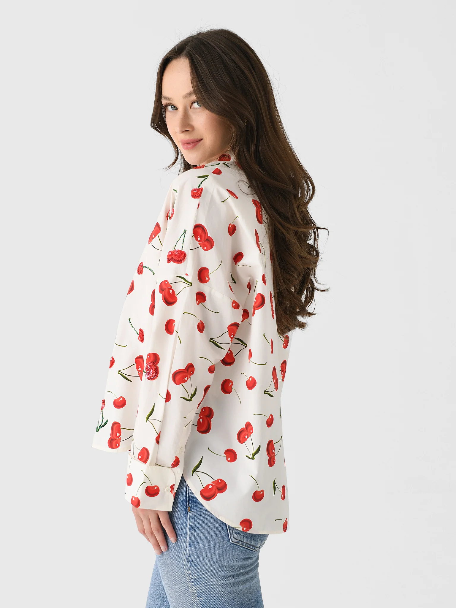 Essentiel Antwerp Women's Herfst Embellished Shirt - Image 3