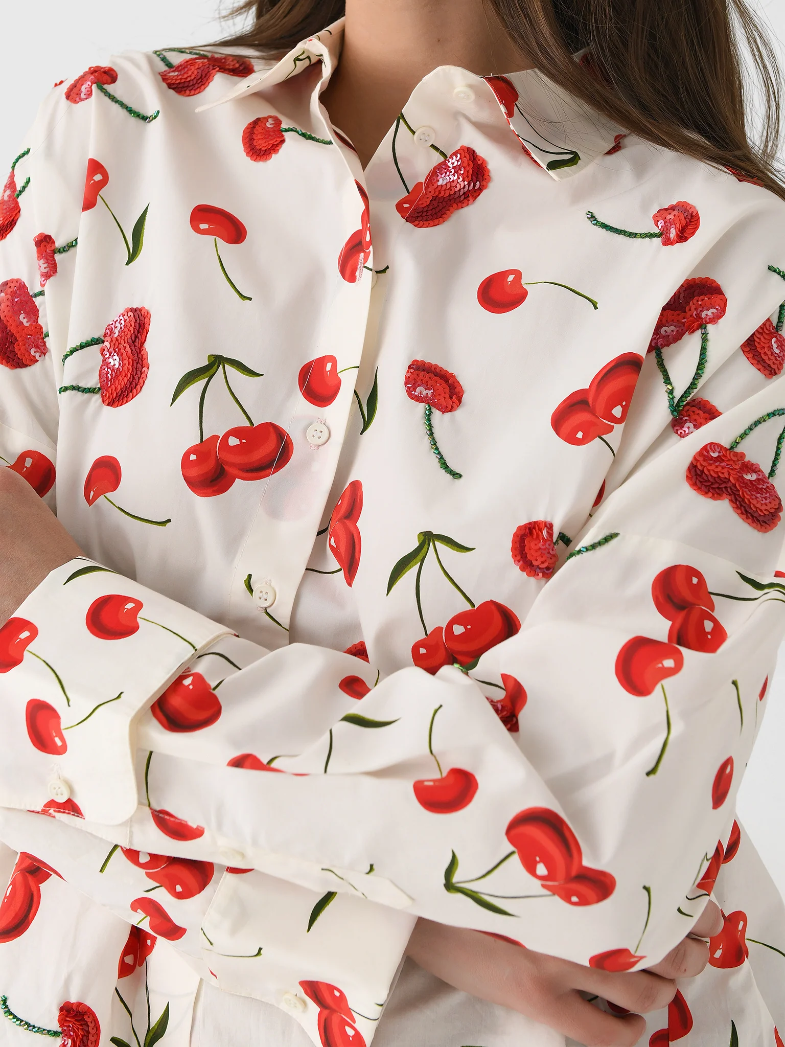 Essentiel Antwerp Women's Herfst Embellished Shirt - Image 5