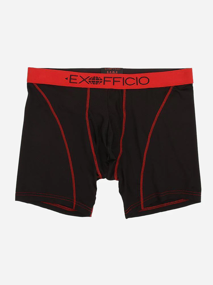 Exoffico Men's Give-N-Go Sport Mesh 6 Inch Boxer Brief - Image 2