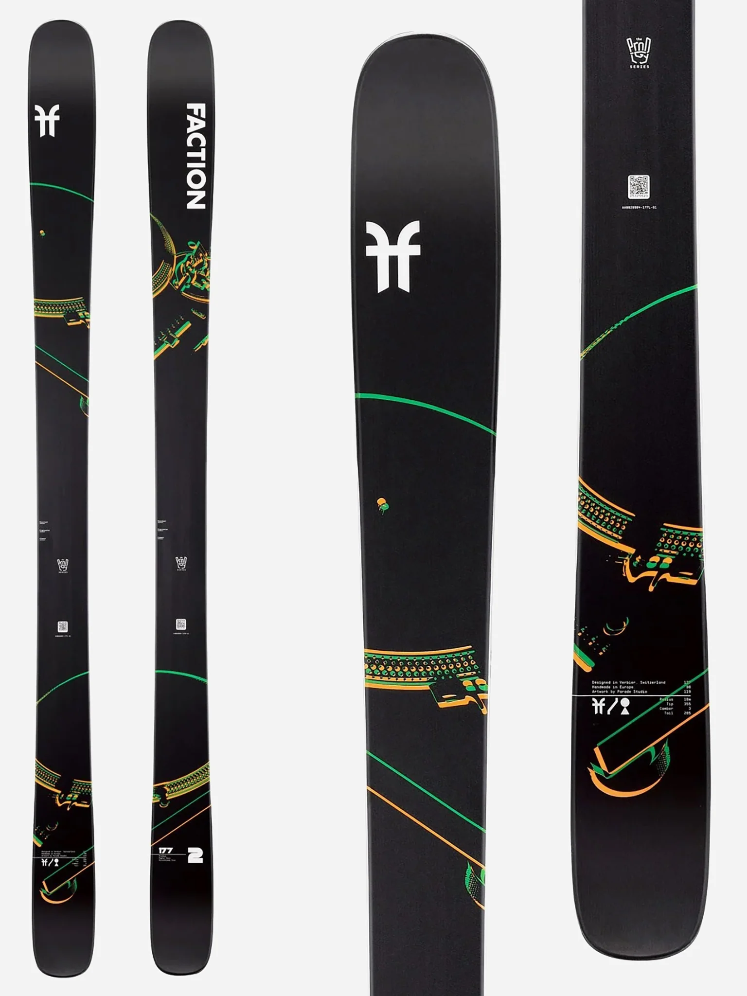 Faction Prodigy 2 Skis 2024 - Image 3
