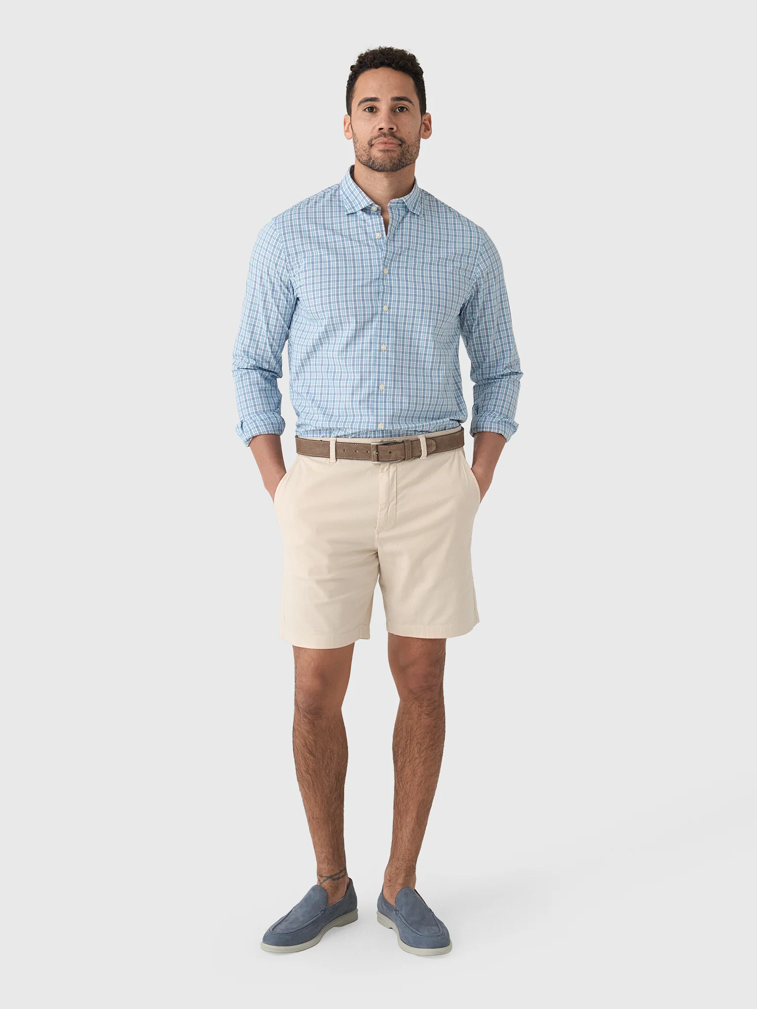 Faherty Brand Men's Essential Chino 8" Short - Image 2