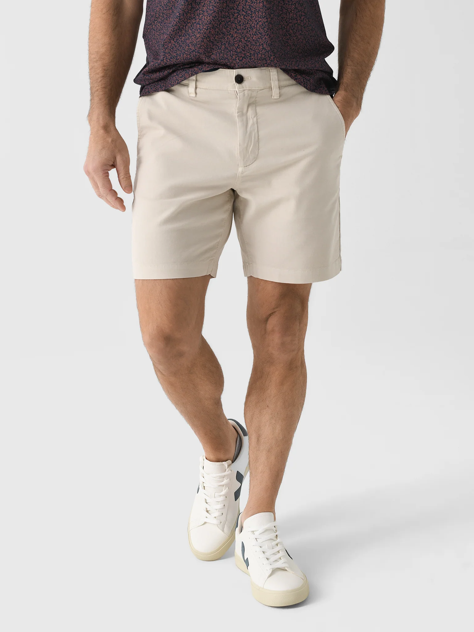 Faherty Brand Men's Essential Chino 8" Short - Image 21