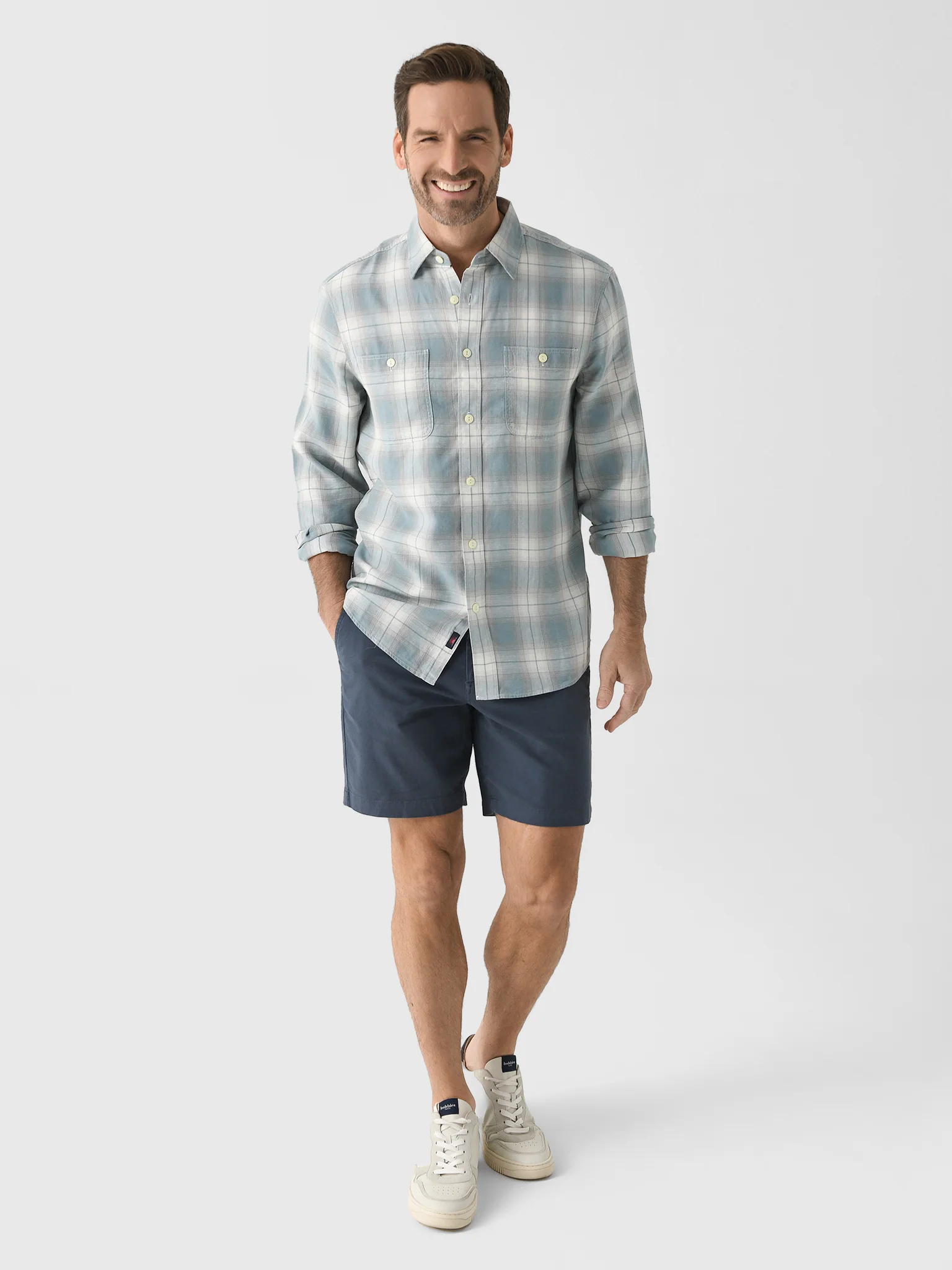Faherty Brand Men's Essential Chino 8" Short - Image 7