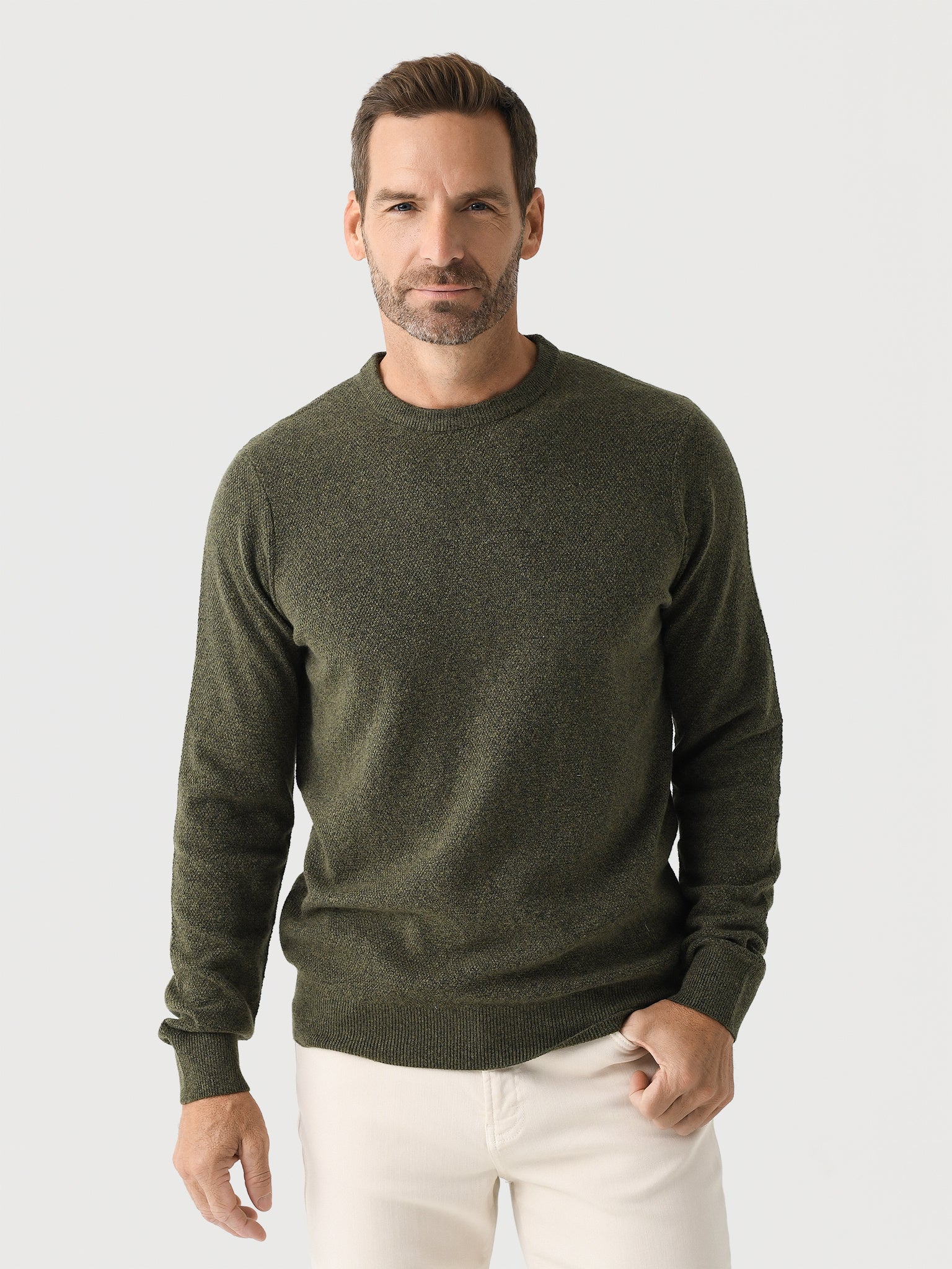 Faherty Brand Men's Jackson Crew Sweater - Image 4