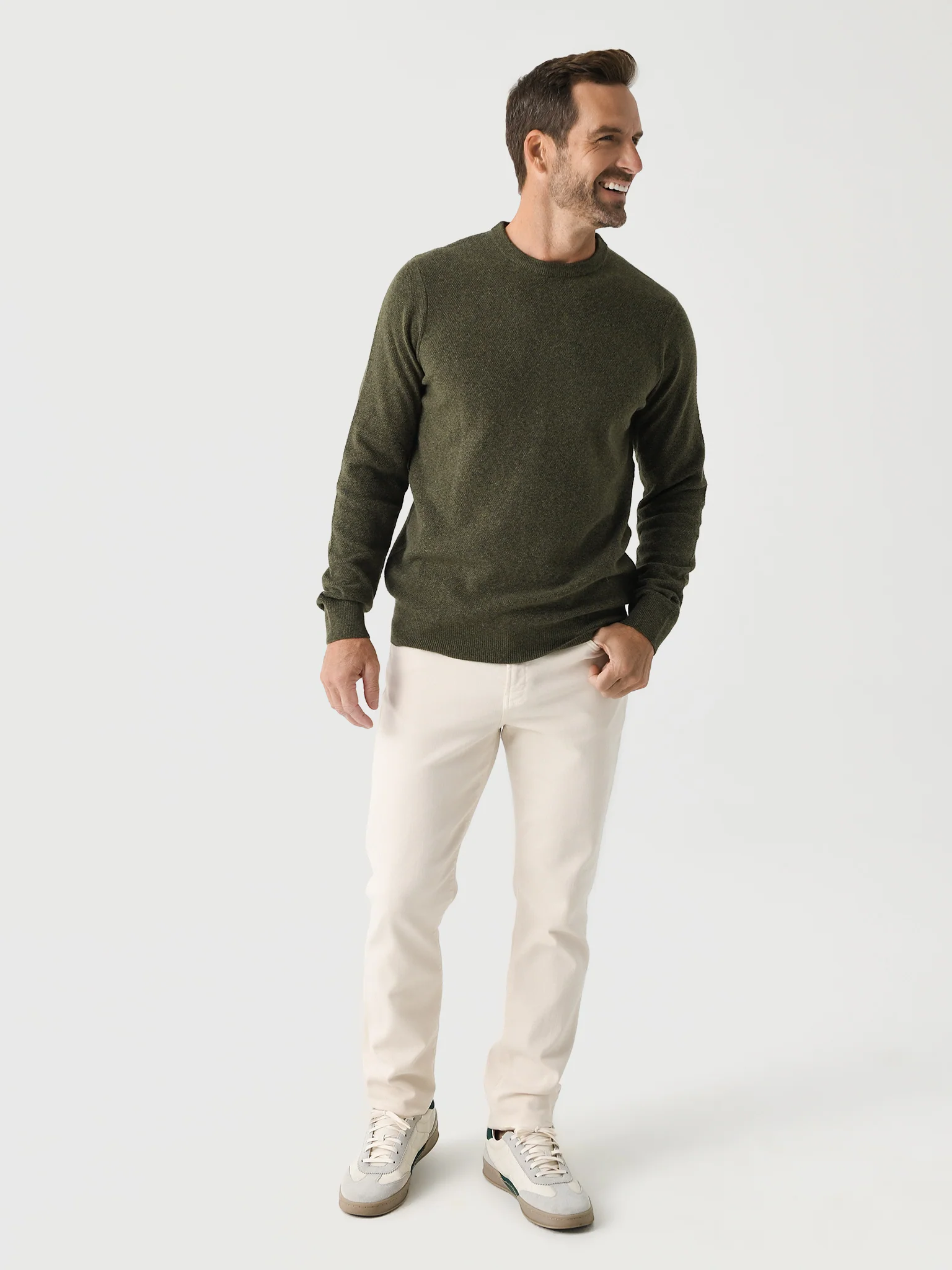 Faherty Brand Men's Jackson Crew Sweater - Image 5