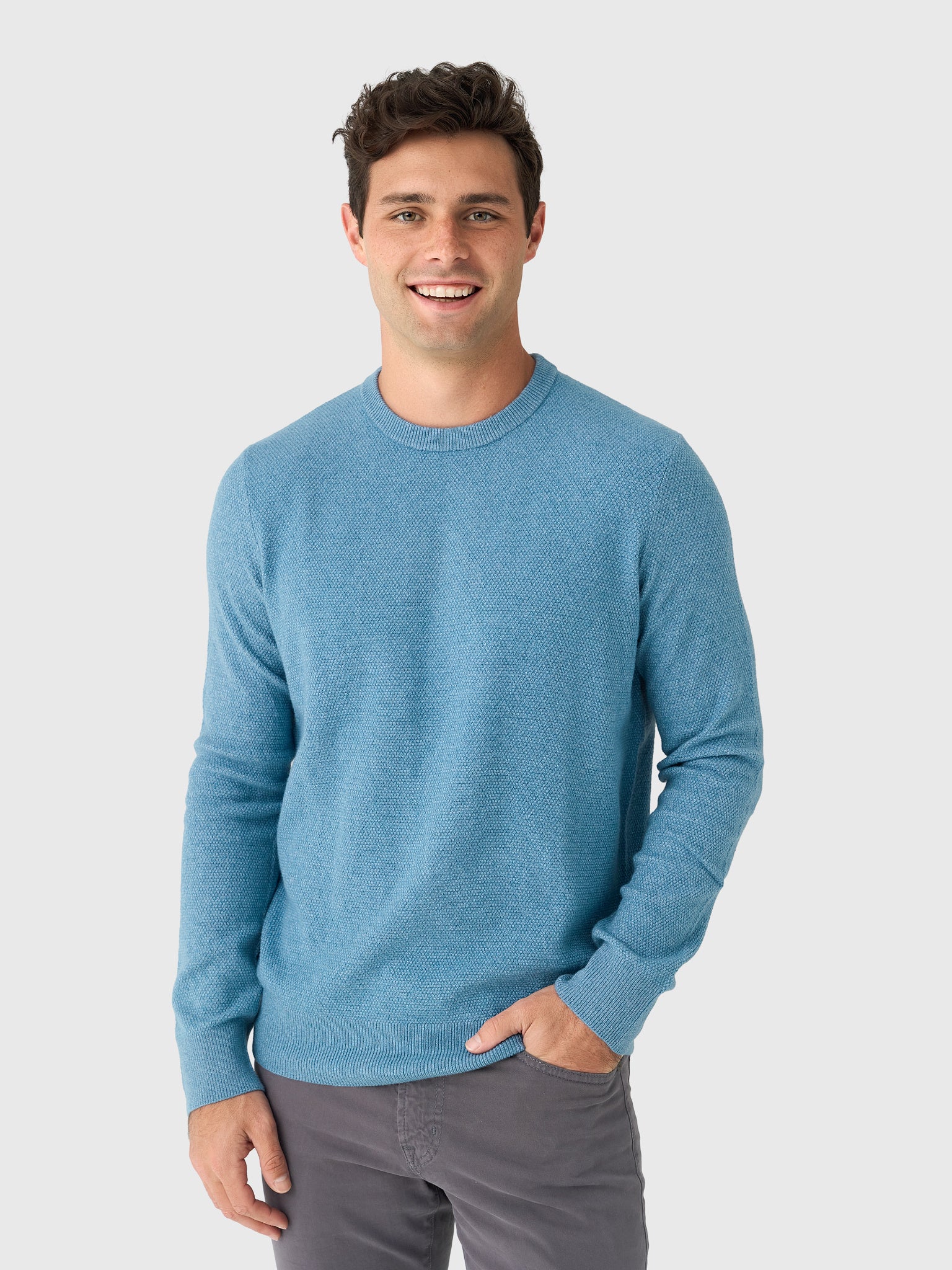 Faherty Brand Men's Jackson Crew Sweater - Image 7