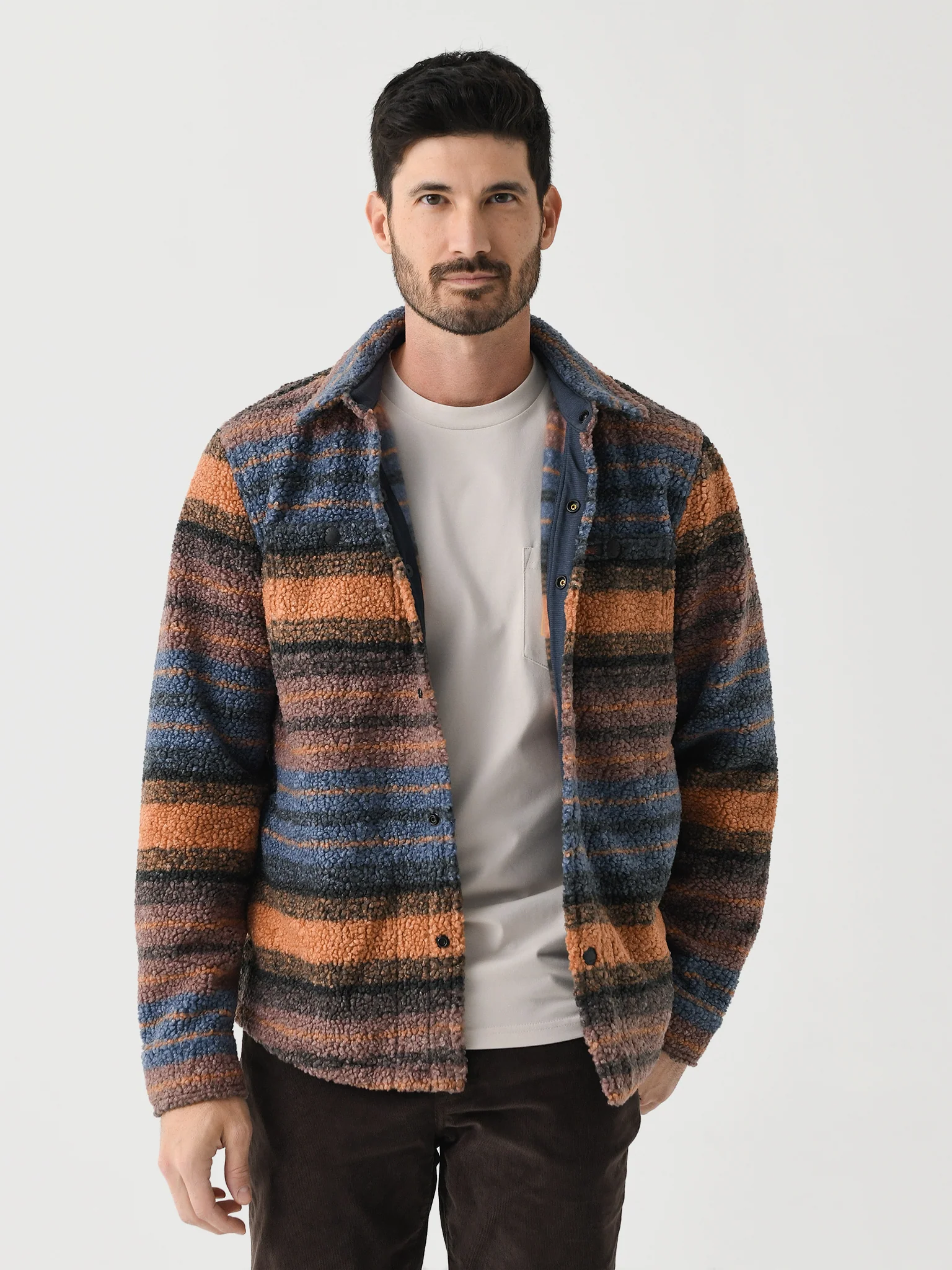 Faherty Brand Men's Range Fleece CPO - Image 10