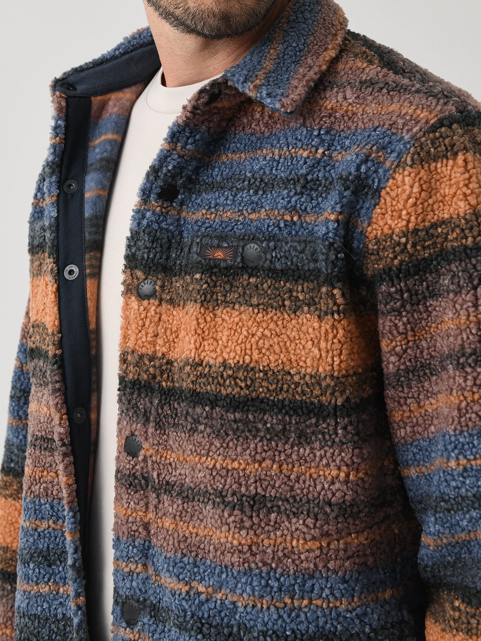 Faherty Brand Men's Range Fleece CPO - Image 9