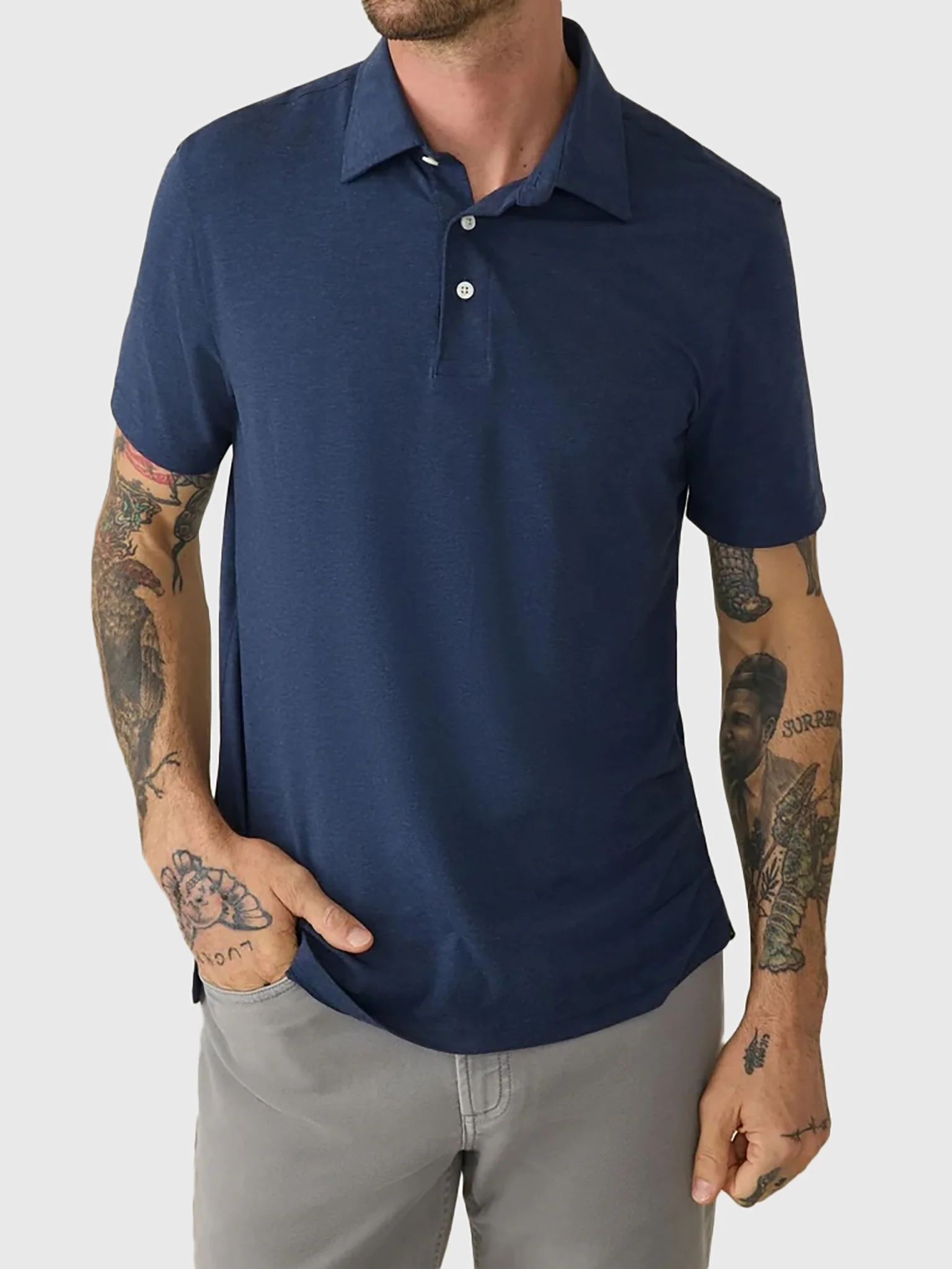 Faherty Brand Men's Short Sleeve Movement Polo - Image 16