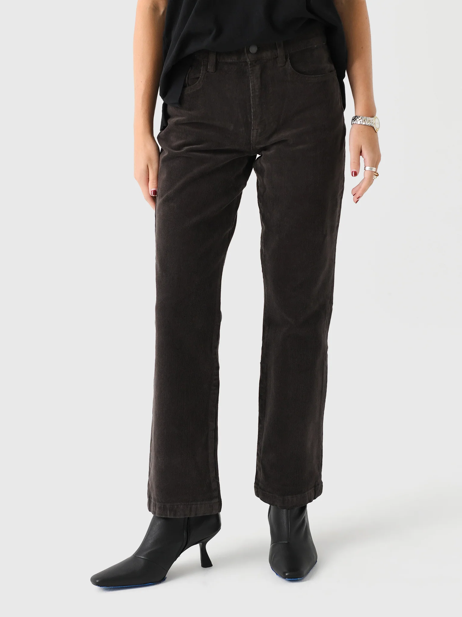 Faherty Brand Women's SoftStretch Cord Flare Pant - Image 11