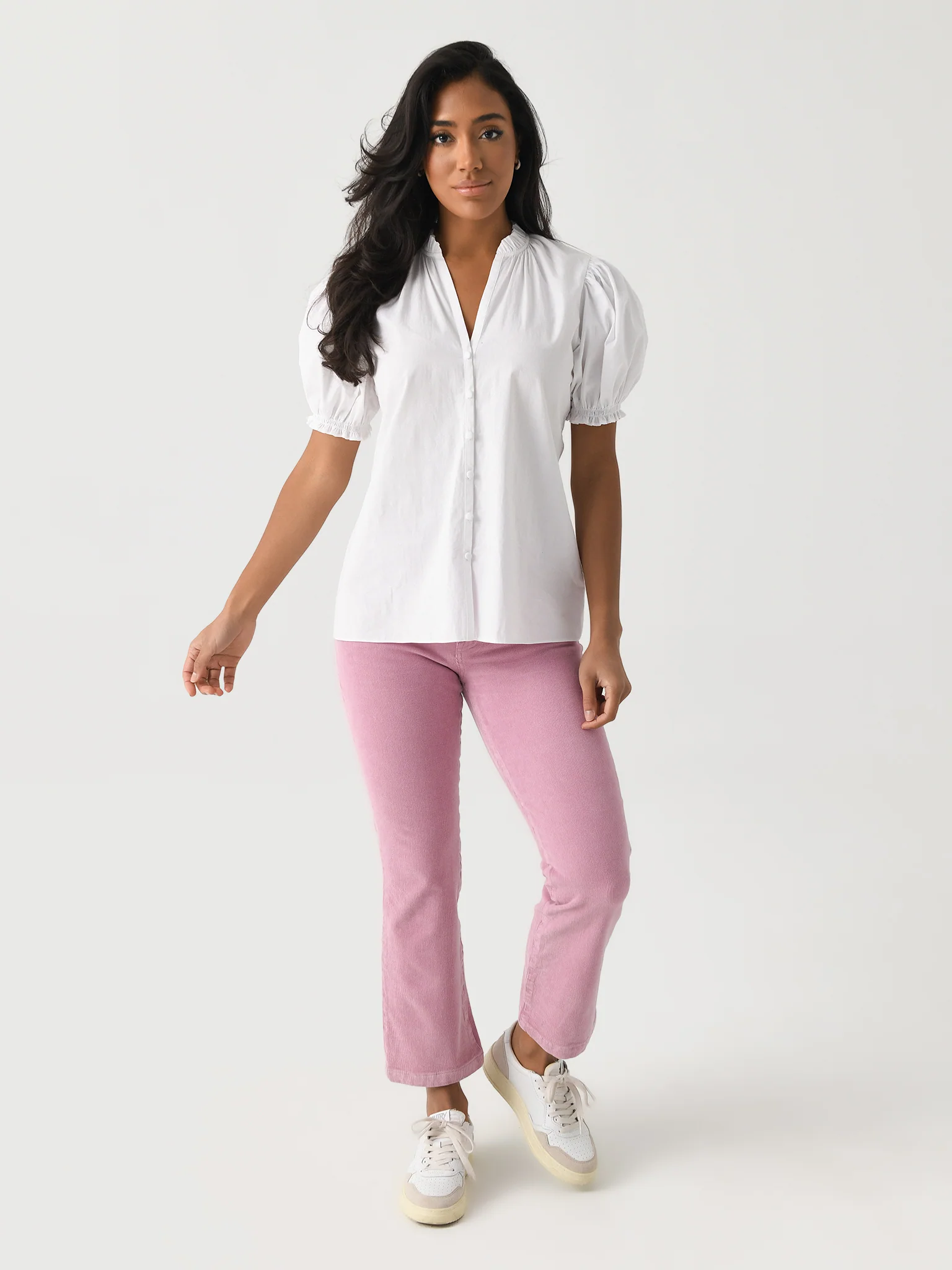Faherty Brand Women's SoftStretch Cord Flare Pant - Image 2