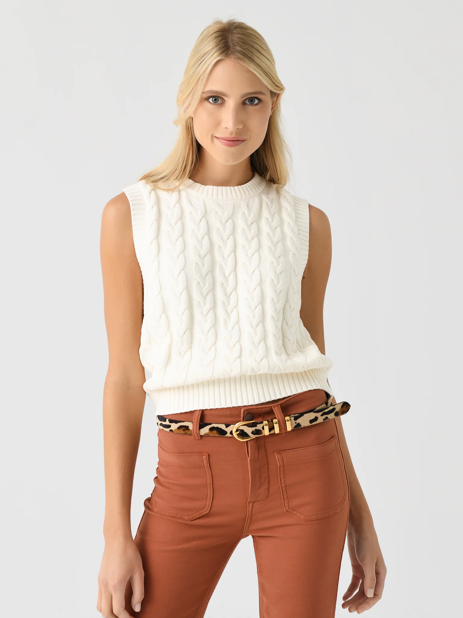 Faherty Brand Women's Sunwashed Sweater Vest