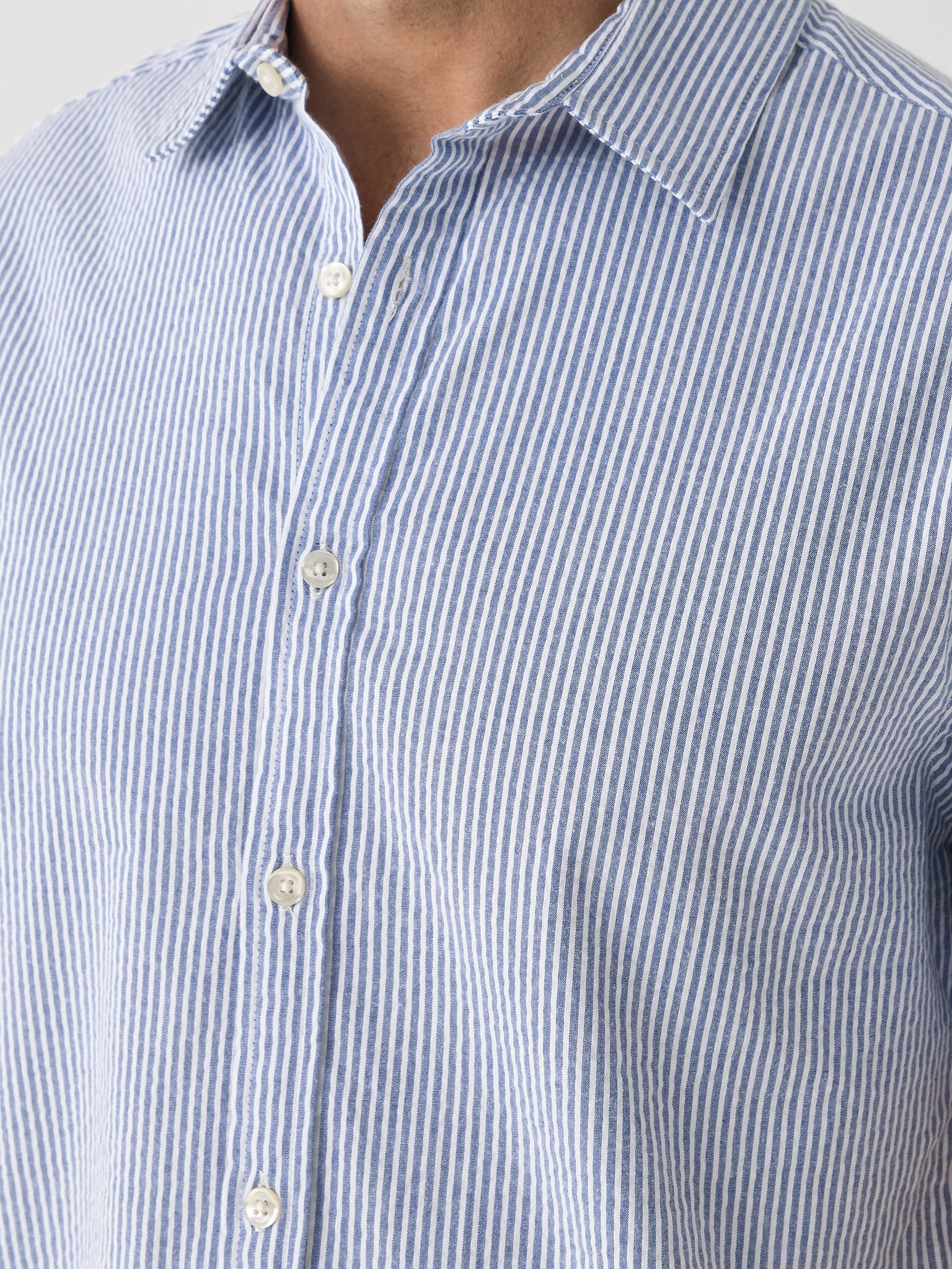 Fair Harbor Men's The Seersucker Shirt - Image 10