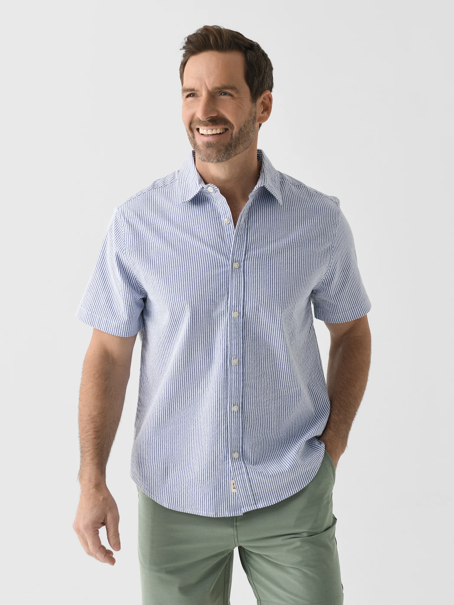 Fair Harbor Men's The Seersucker Shirt - Image 6
