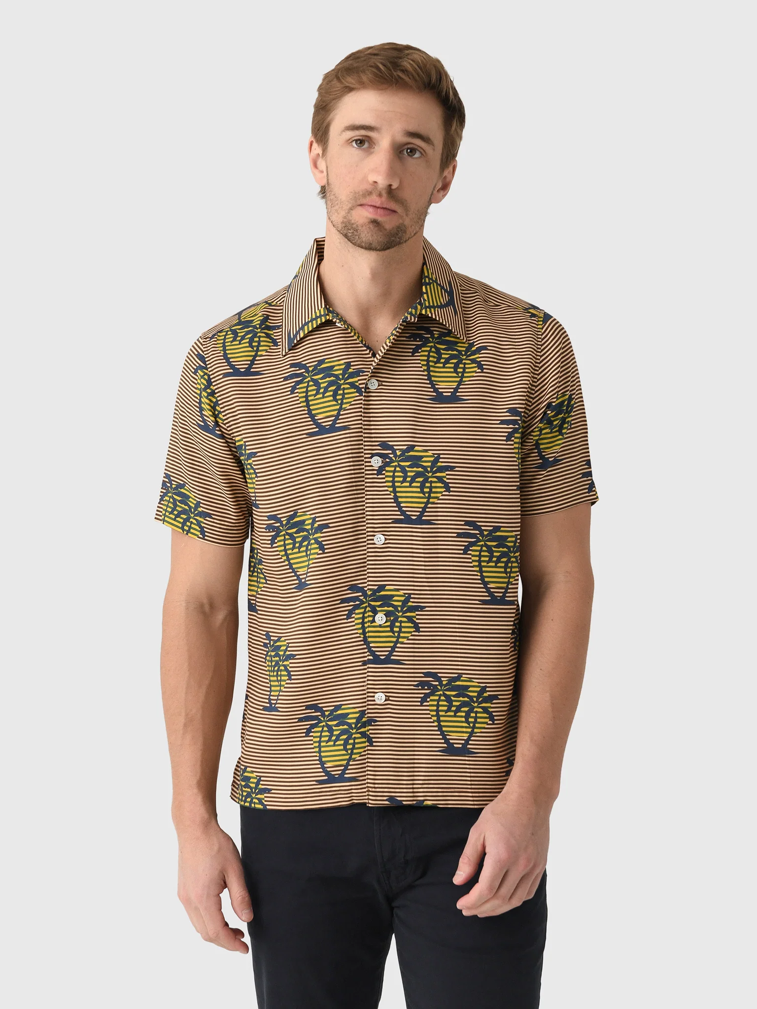 Far Afield Men's Busey Golden Palms Shirt