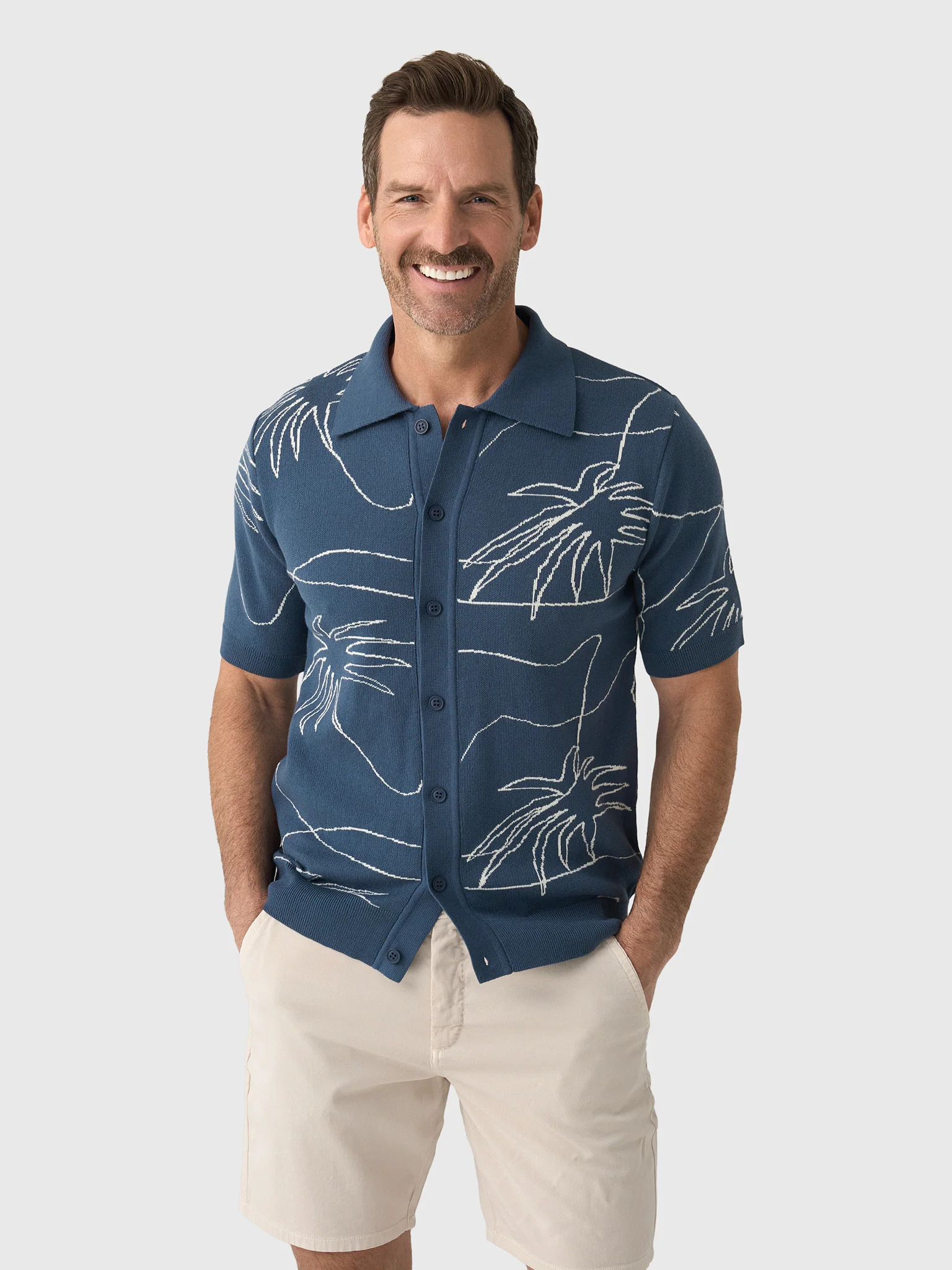 Far Afield Men's Zigger Knitted Shirt