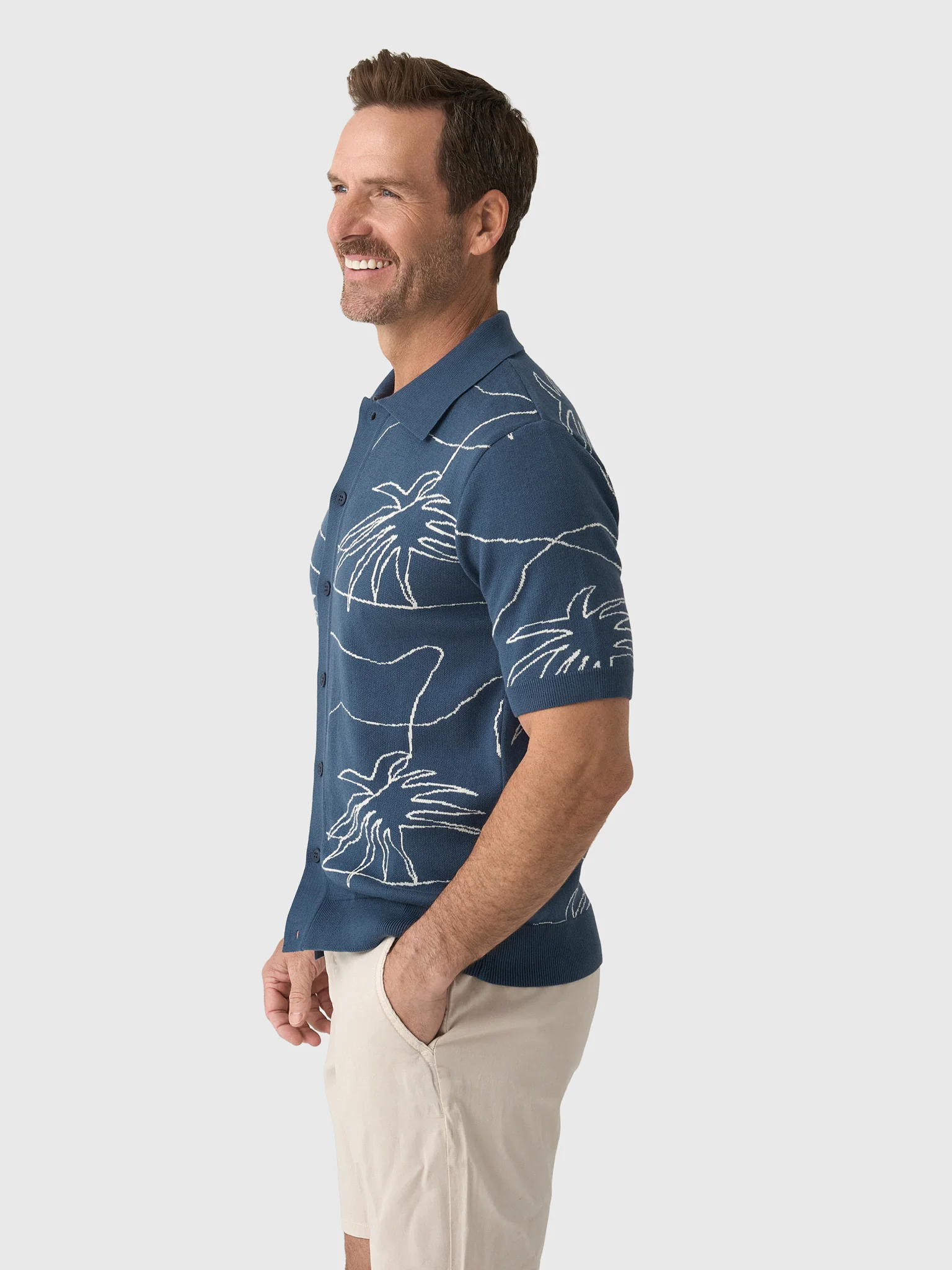 Far Afield Men's Zigger Knitted Shirt - Image 3