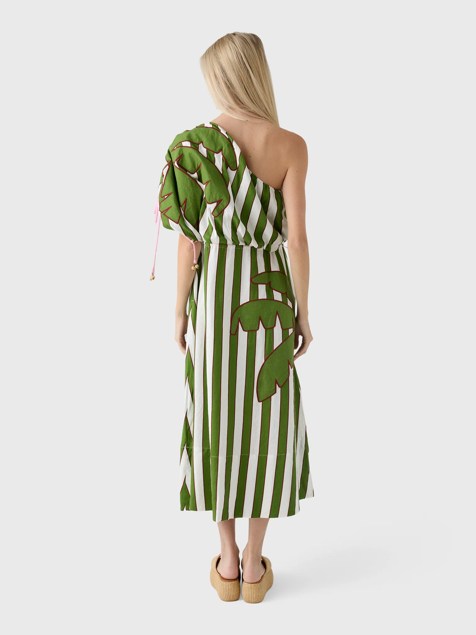 Farm Rio Women's One-Shoulder Midi Dress - Image 2
