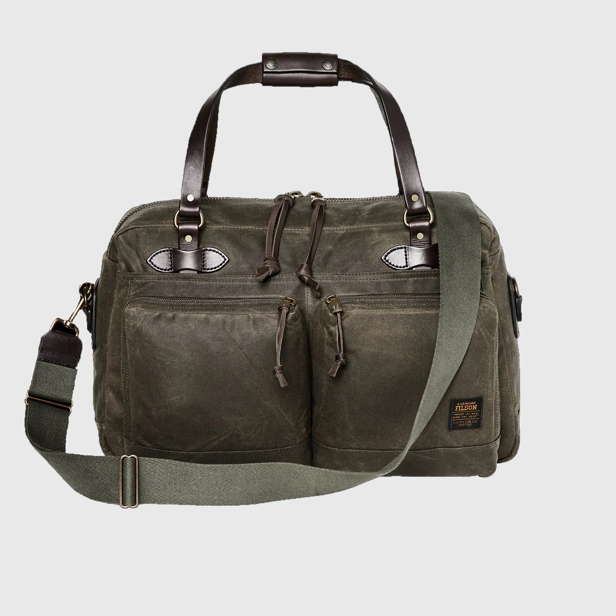 Filson 48 Hour Tin Cloth Duffle Bag - Image 6