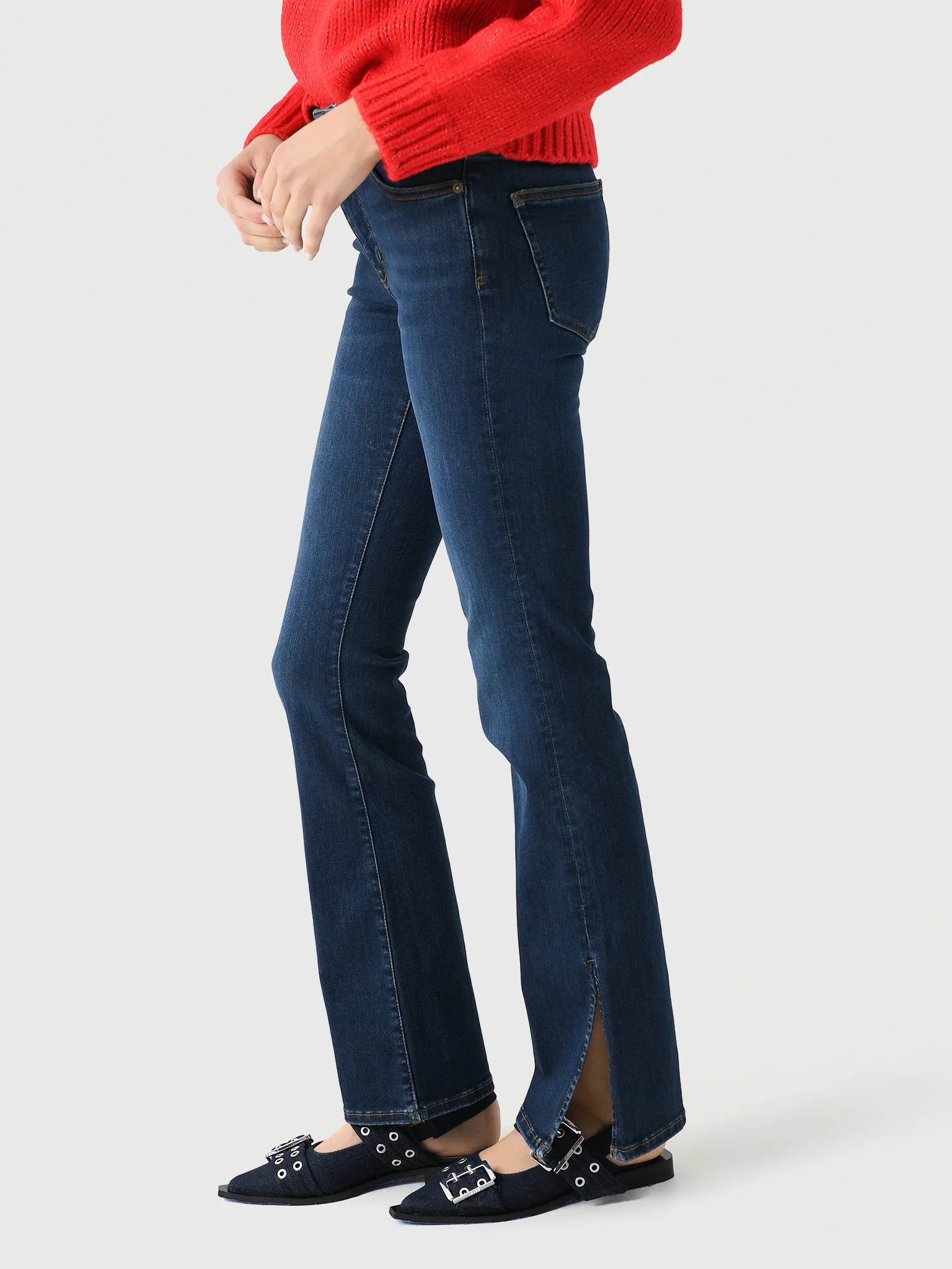 Frame Women's Le Mini Boot Outseam Slit Jean - Image 3